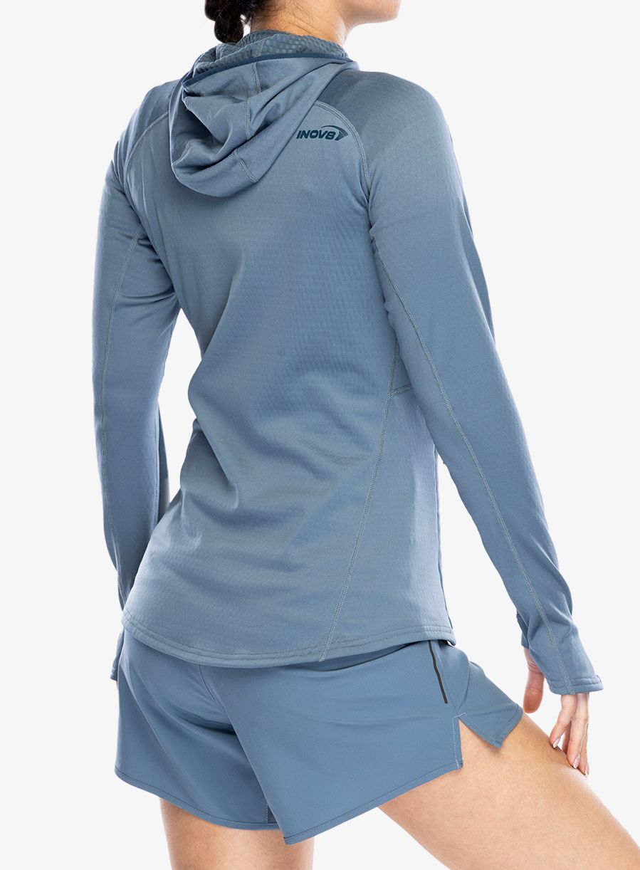 Dámská mikina na zip Inov-8 Venturelite Mid Hoodie FZ - slate