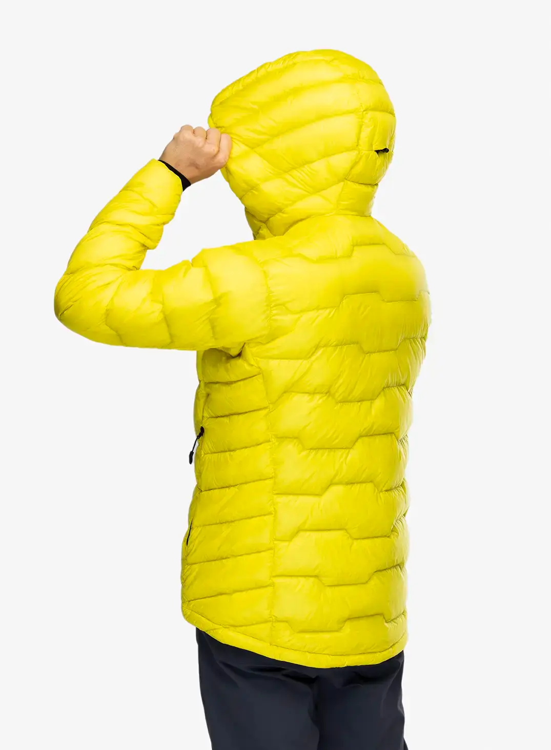 Péřová bunda Jack Wolfskin Alpspitze Down Hoody - firefly