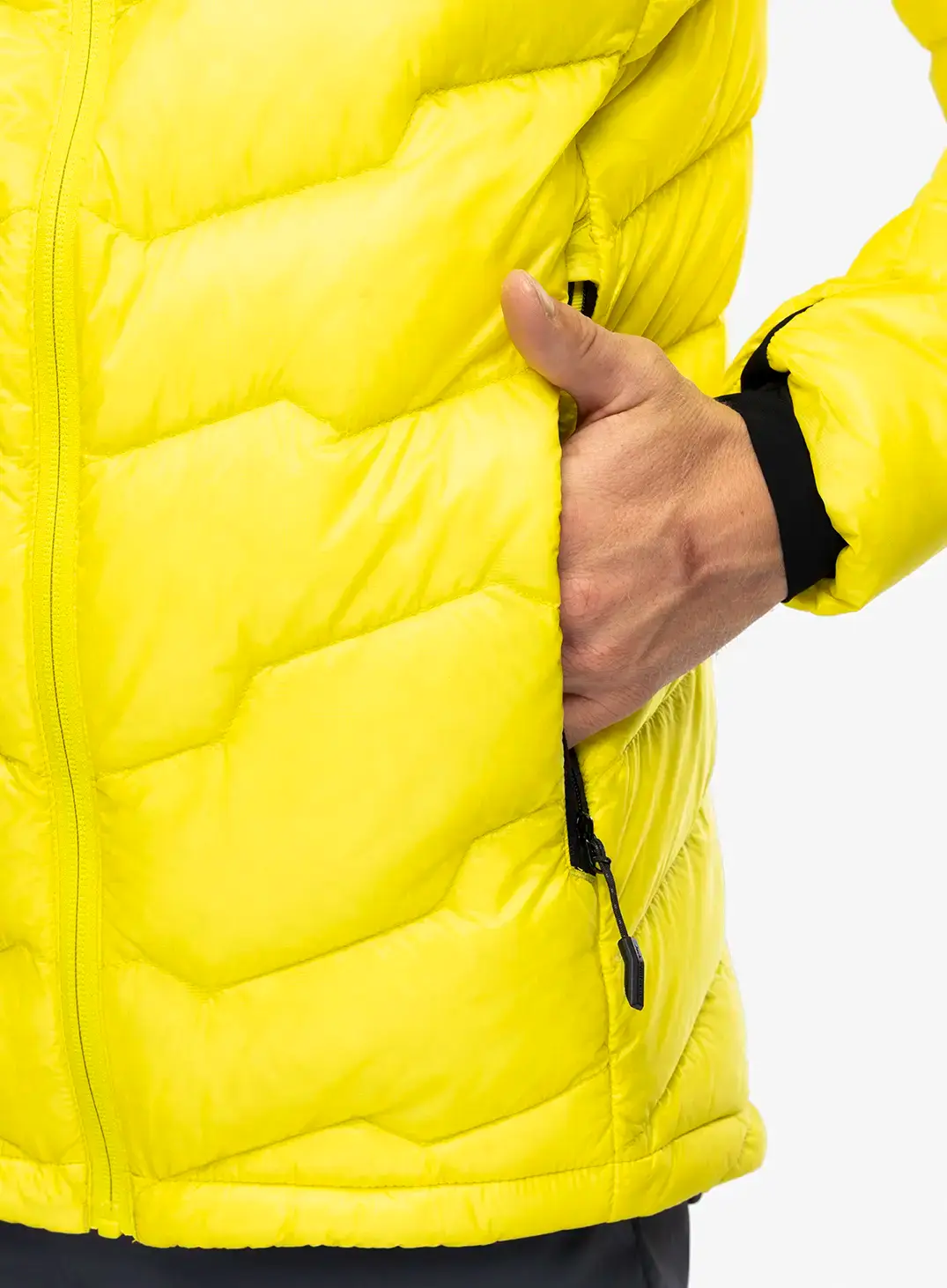 Péřová bunda Jack Wolfskin Alpspitze Down Hoody - firefly