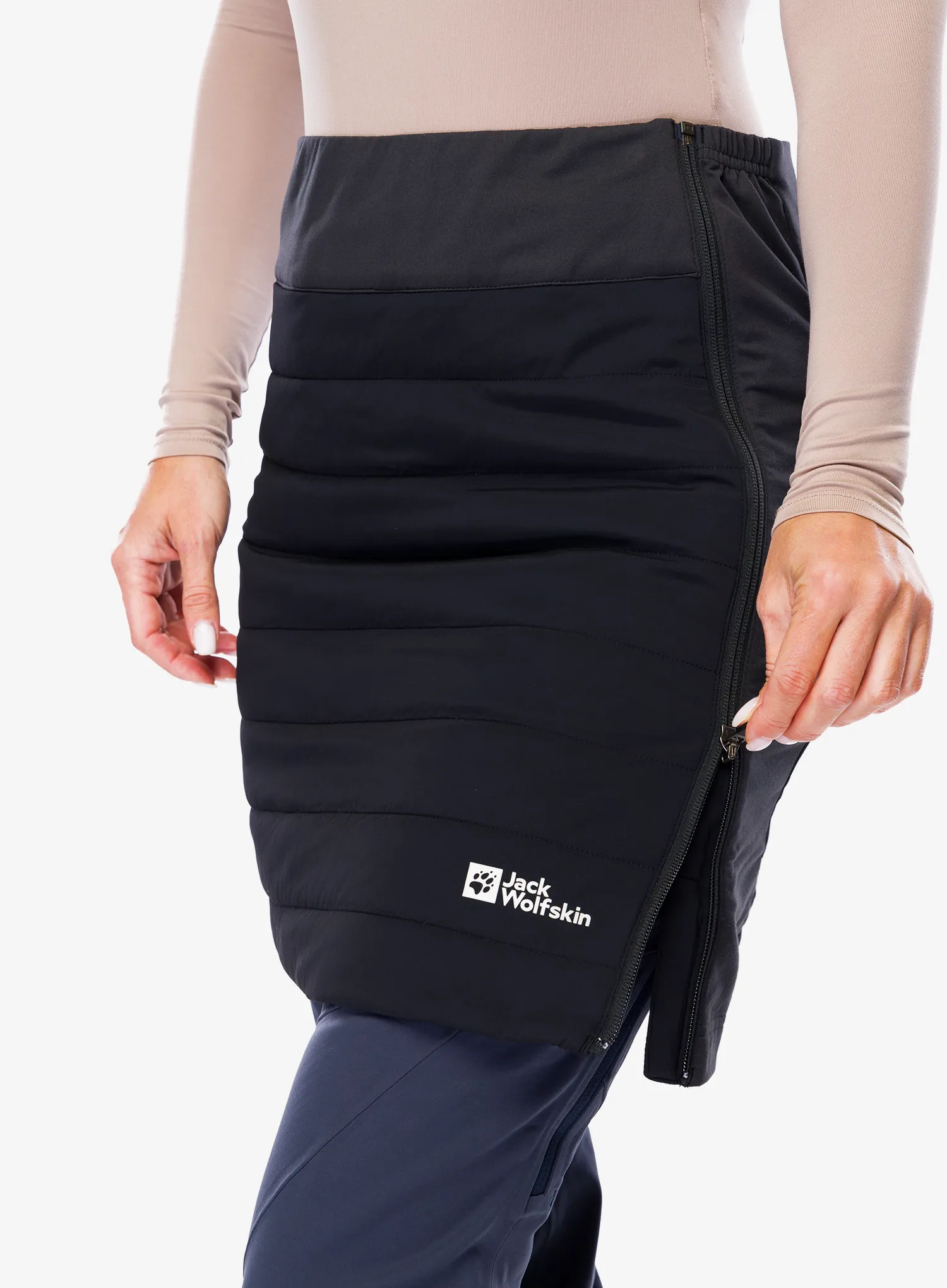 Zateplená sukně Jack Wolfskin Alpspitze Ins Skirt - black