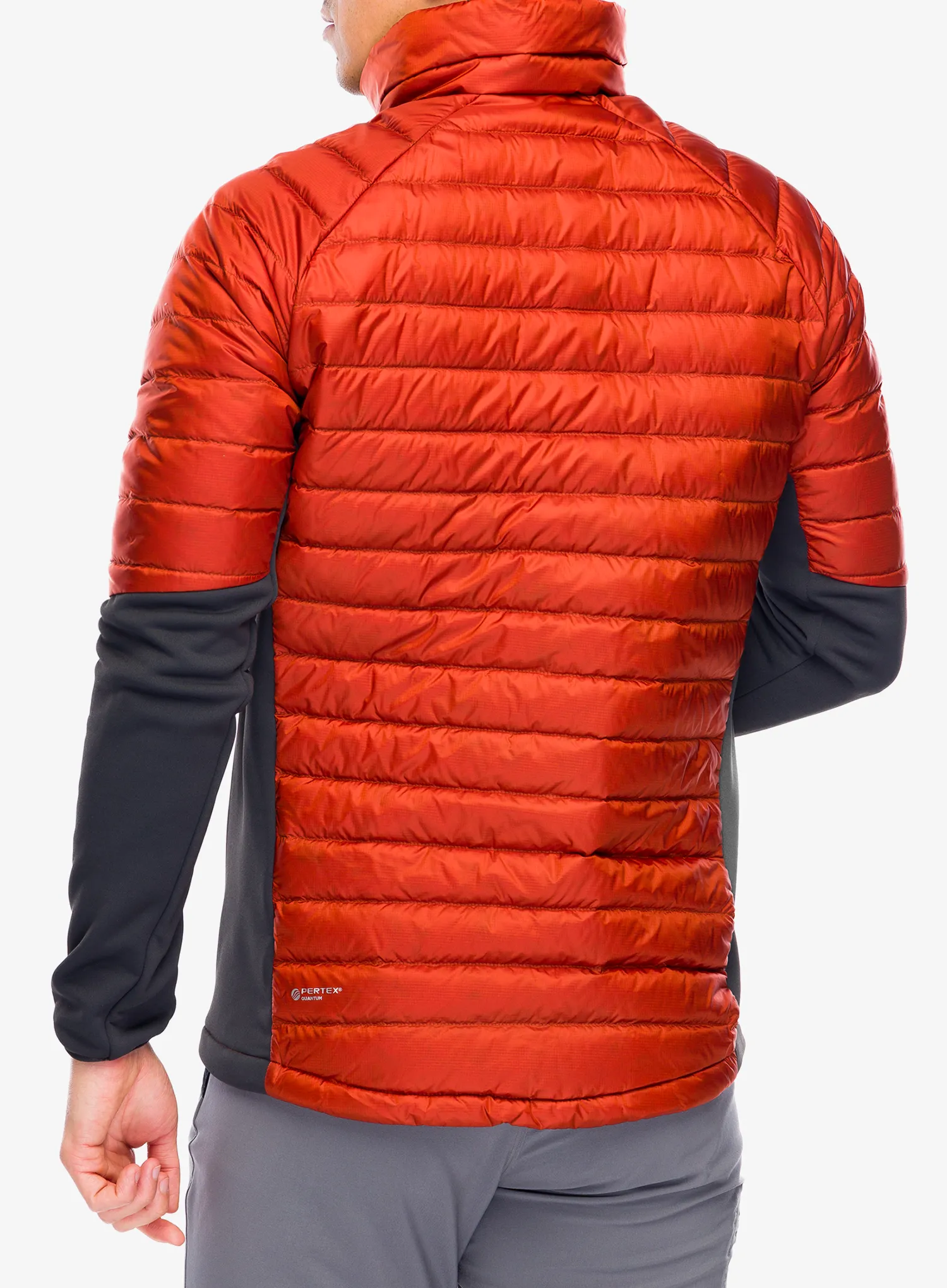 Hybridní bunda Jack Wolfskin Nebelhorn Down Hybrid - carmine