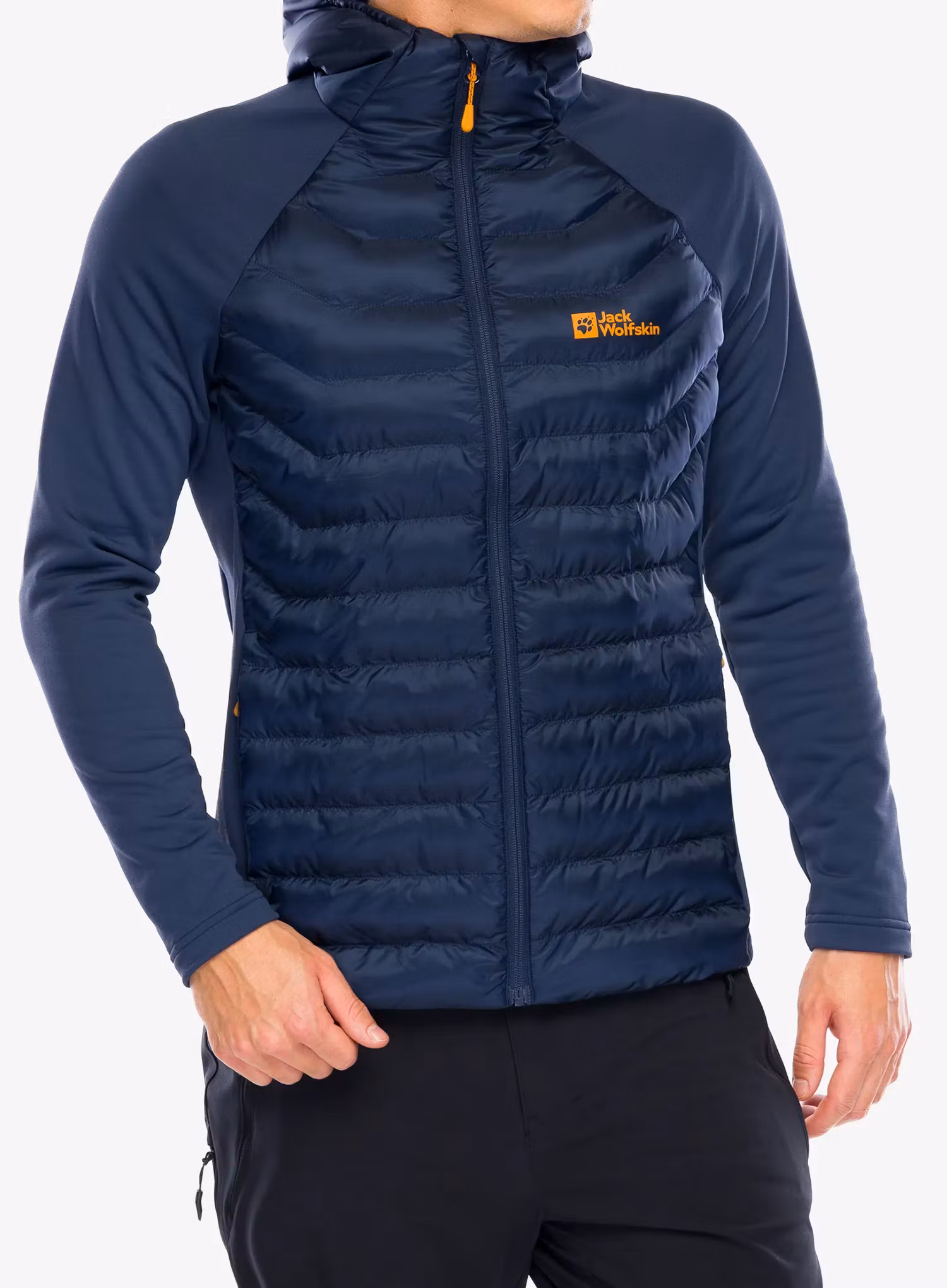 Hybridní bunda Jack Wolfskin Routeburn Pro Hybrid - midnight sky