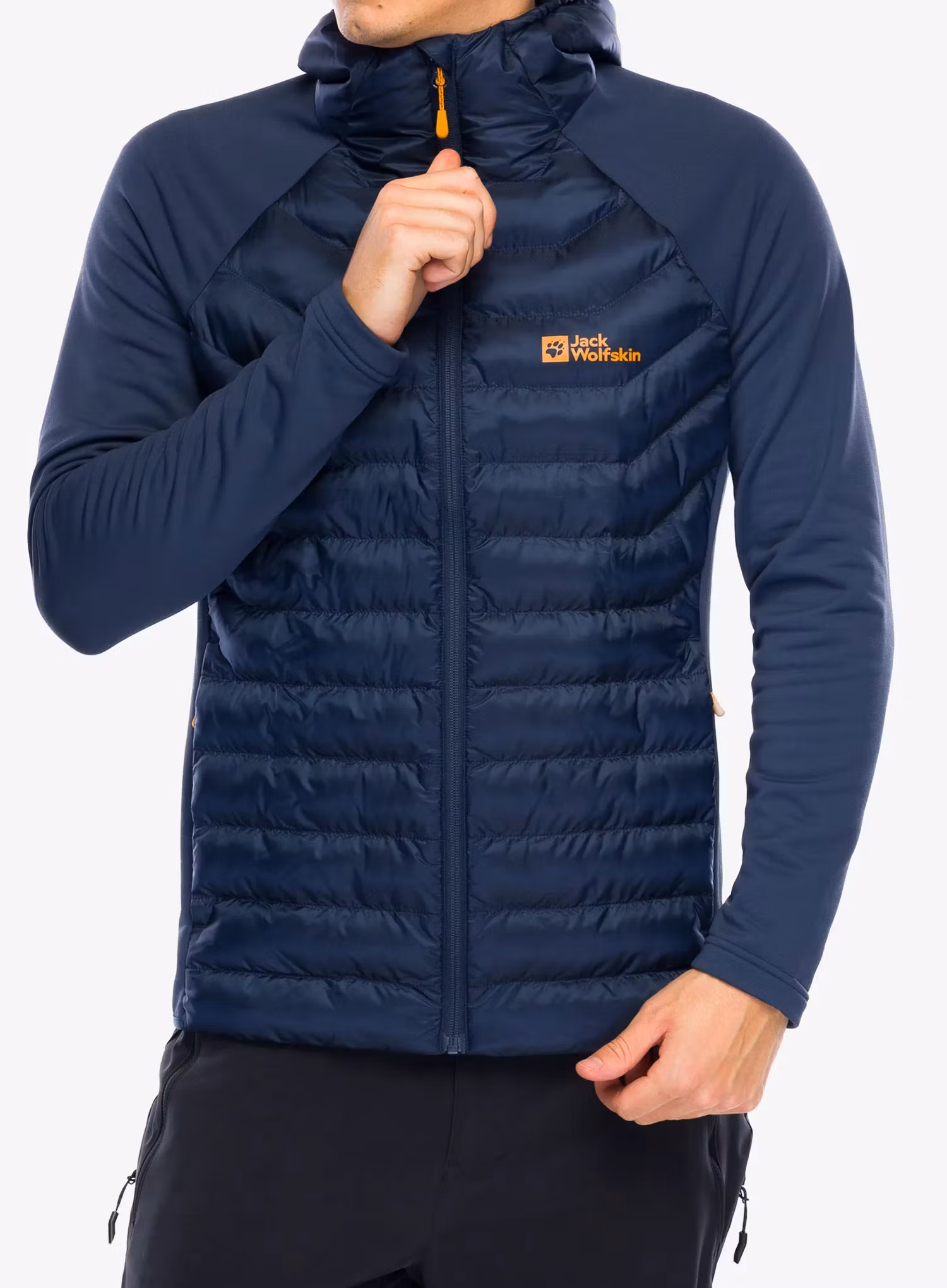 Hybridní bunda Jack Wolfskin Routeburn Pro Hybrid - midnight sky