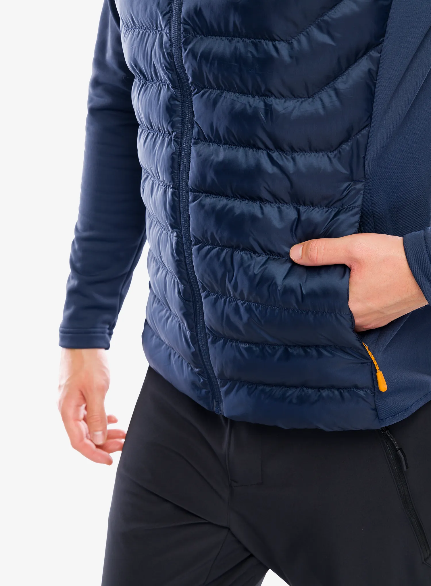 Hybridní bunda Jack Wolfskin Routeburn Pro Hybrid - midnight sky