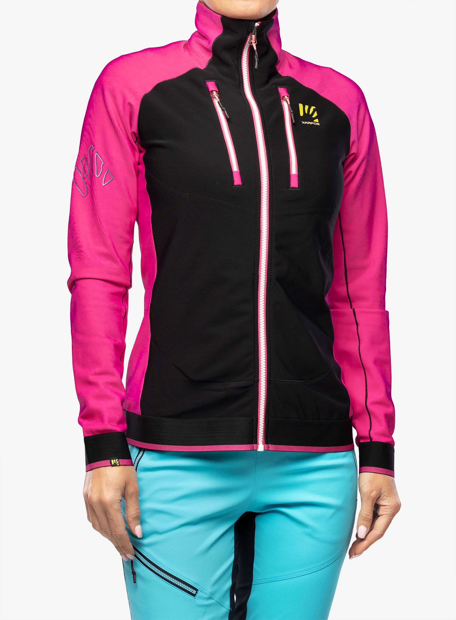 Dámská bunda skit Karpos Alagna Evo Jacket - black/cabaret