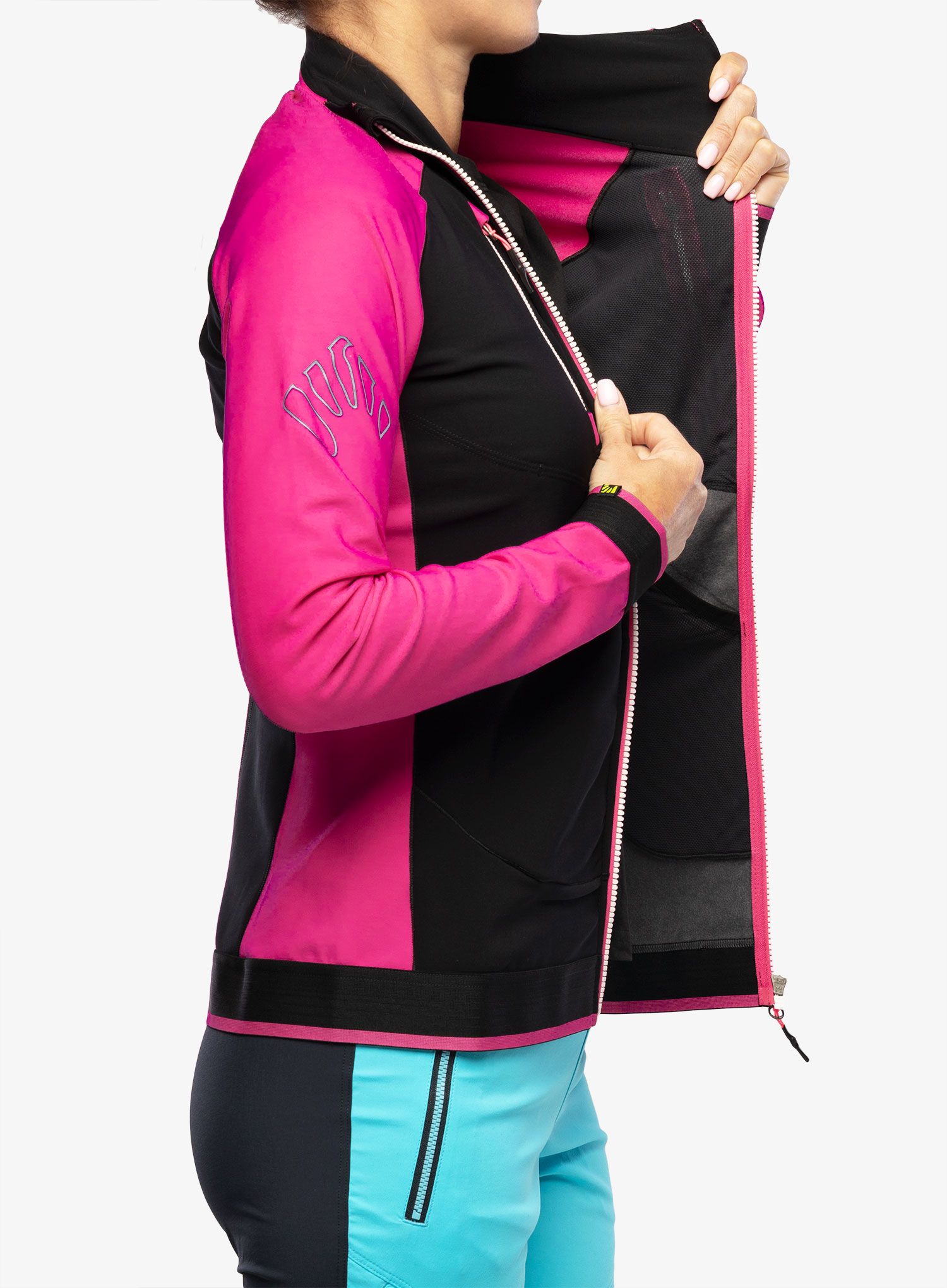 Dámská bunda skit Karpos Alagna Evo Jacket - black/cabaret