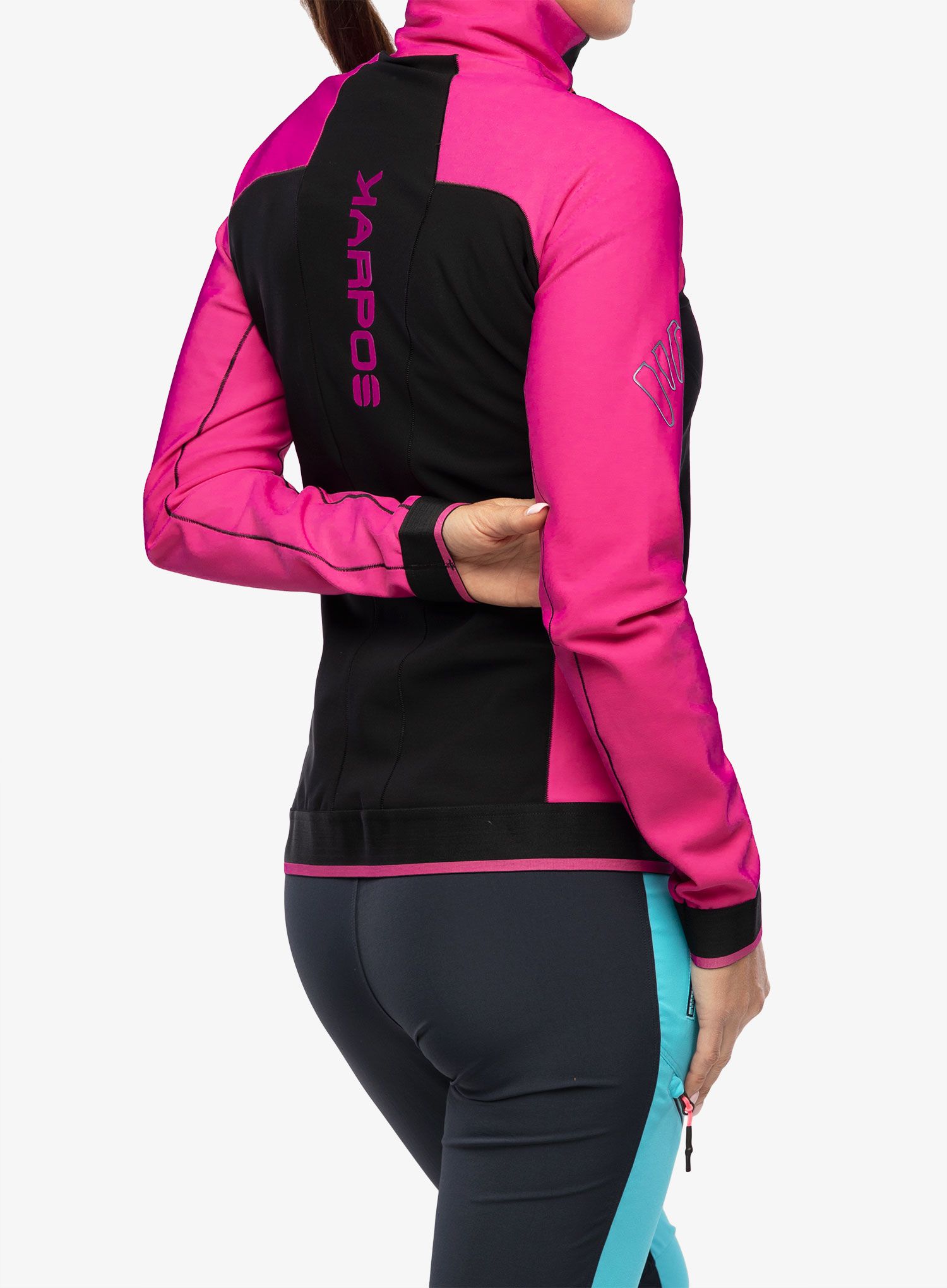Dámská bunda skit Karpos Alagna Evo Jacket - black/cabaret