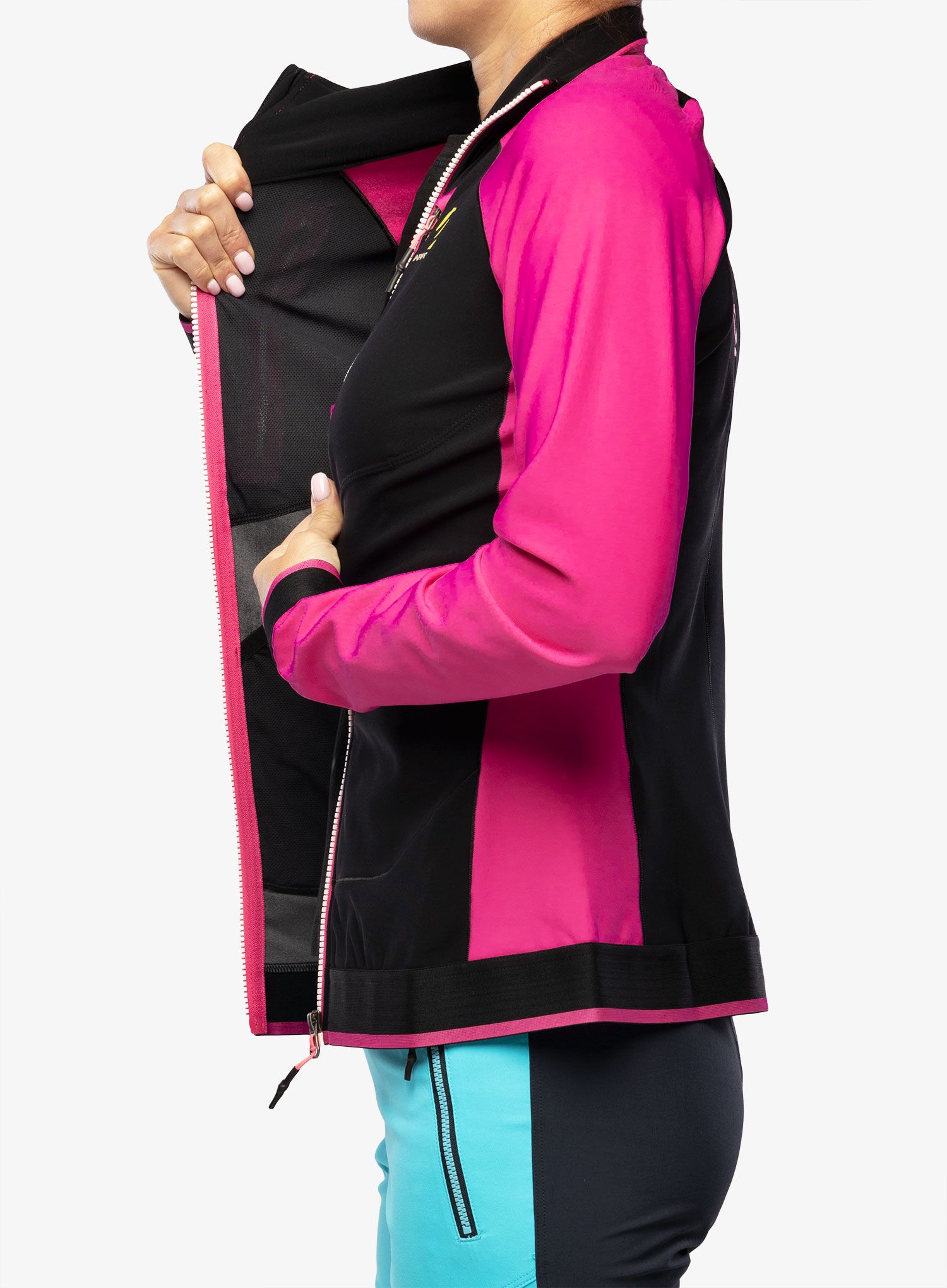 Dámská bunda skit Karpos Alagna Evo Jacket - black/cabaret