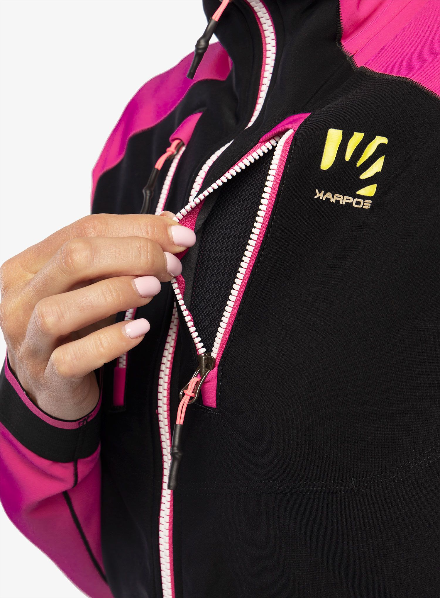 Dámská bunda skit Karpos Alagna Evo Jacket - black/cabaret