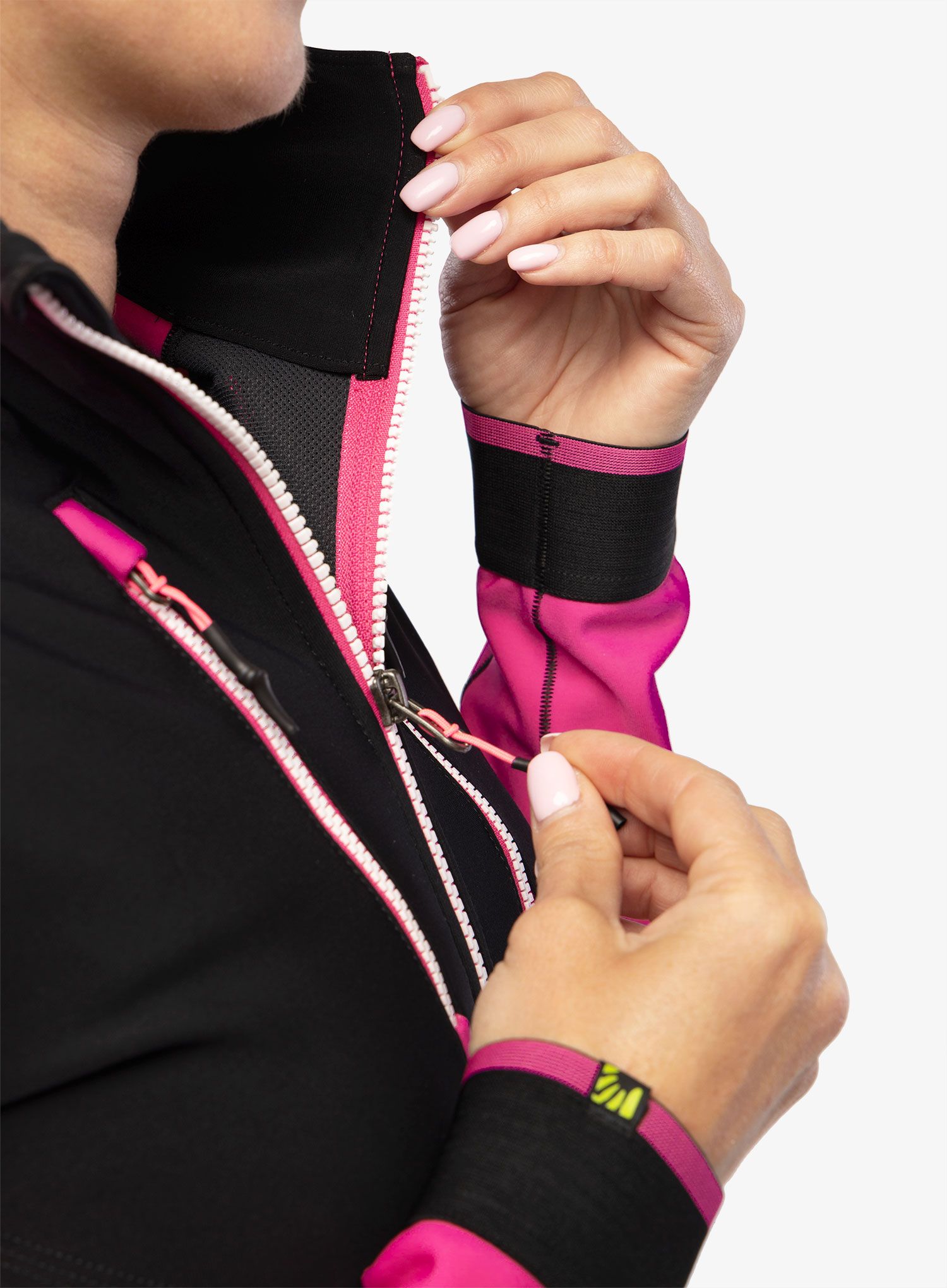 Dámská bunda skit Karpos Alagna Evo Jacket - black/cabaret