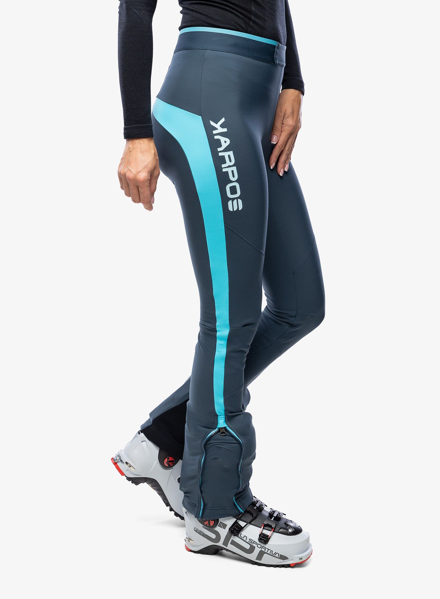Skialpové kalhoty dámské Karpos Alagna Evo Pant - midnight/blue atoll