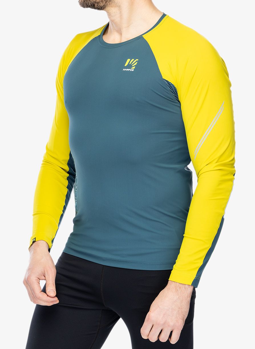 Mikina na běhání Karpos Lavaredo Jersey LS - stargazer/primrose