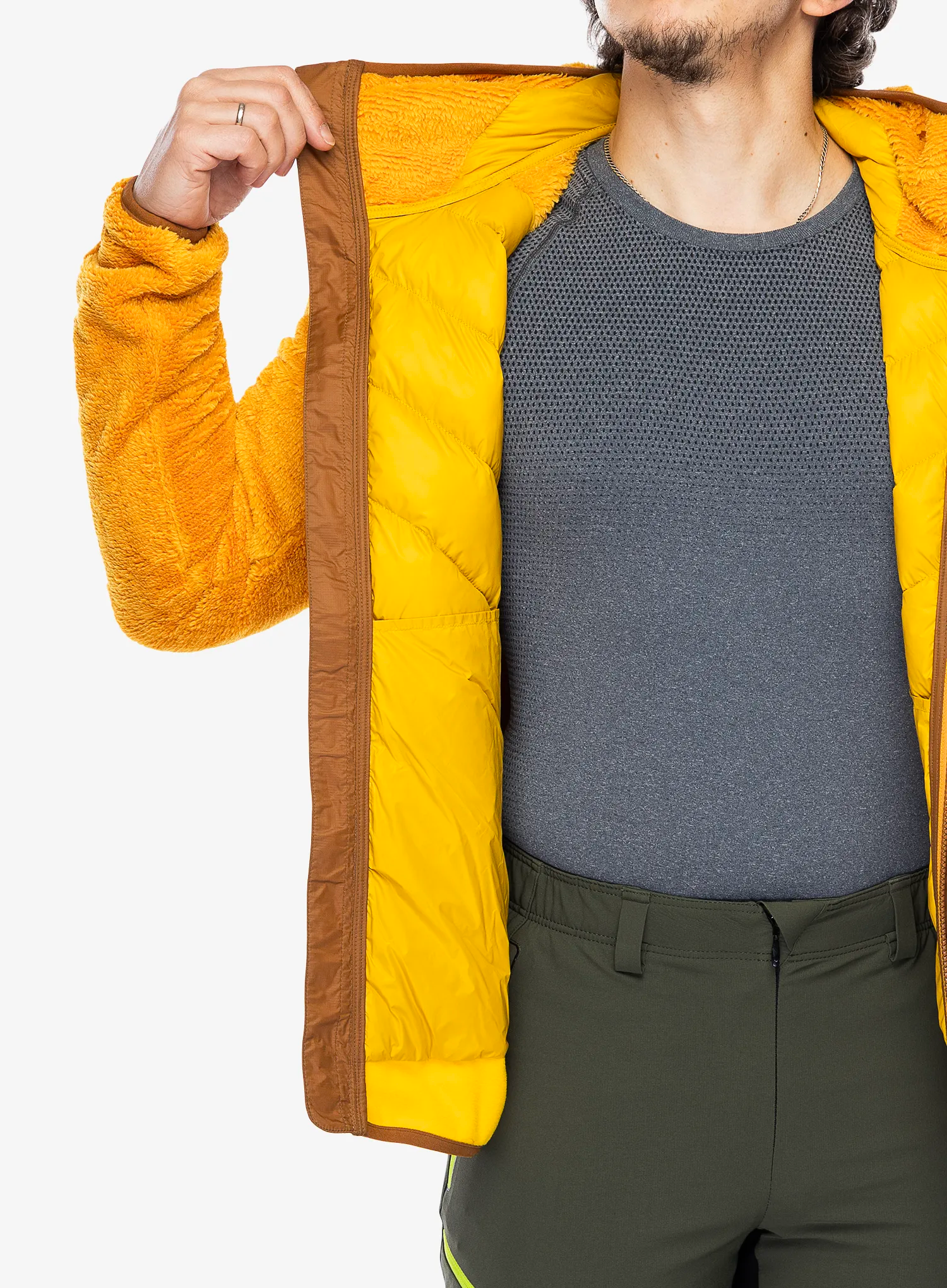 Hybridní bunda Karpos Marmarole Jacket - nuthatch/golden