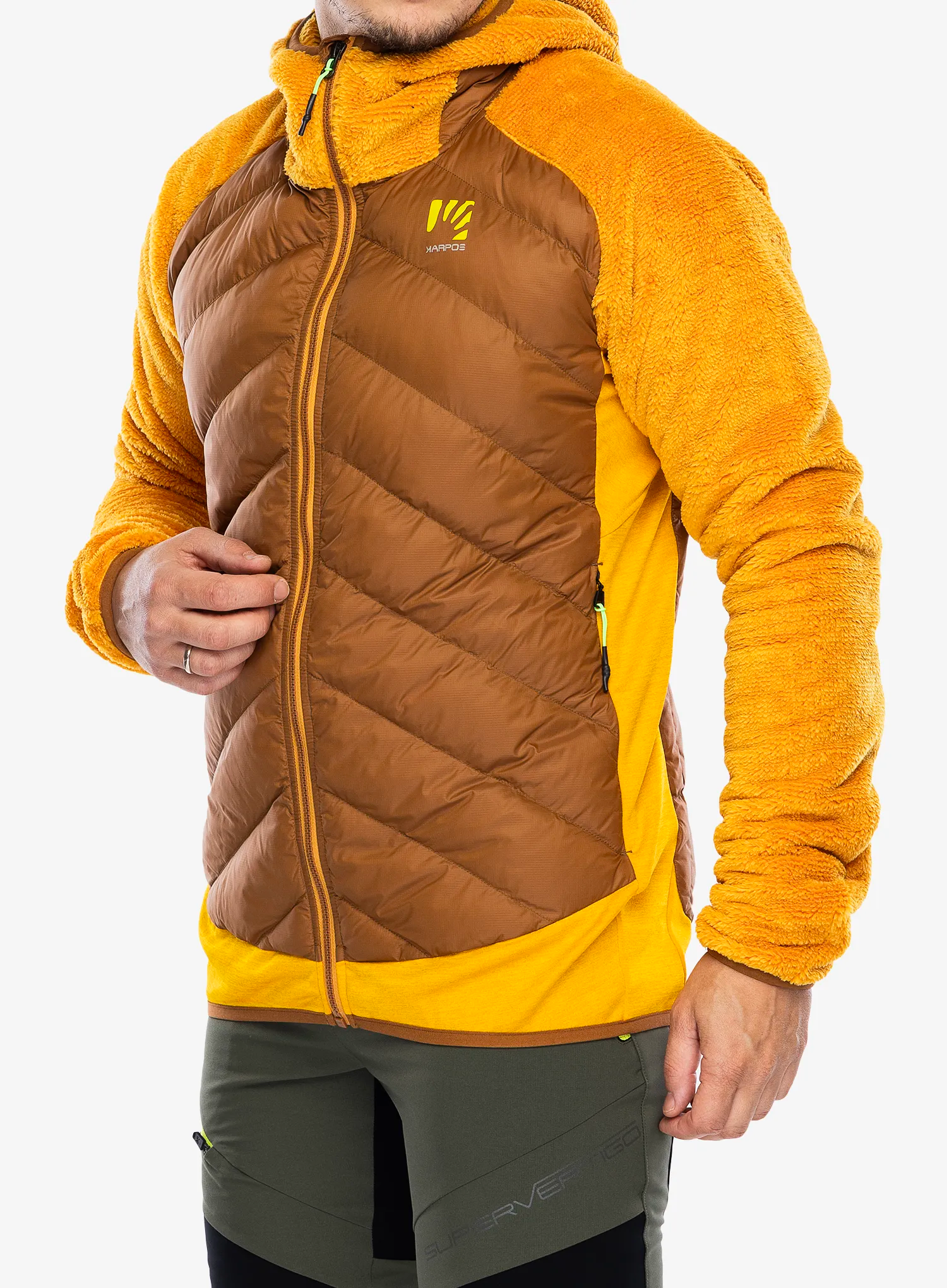 Hybridní bunda Karpos Marmarole Jacket - nuthatch/golden
