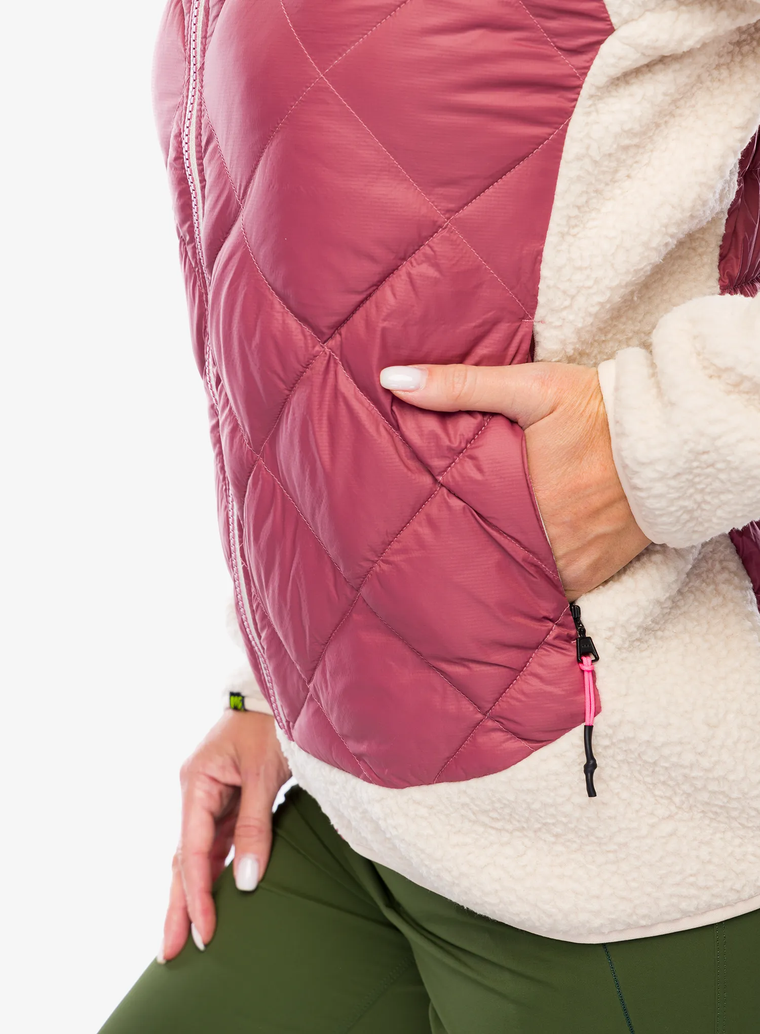 Hybridní bunda dámská Karpos Marmarole Retro Jacket - deco rose/oat