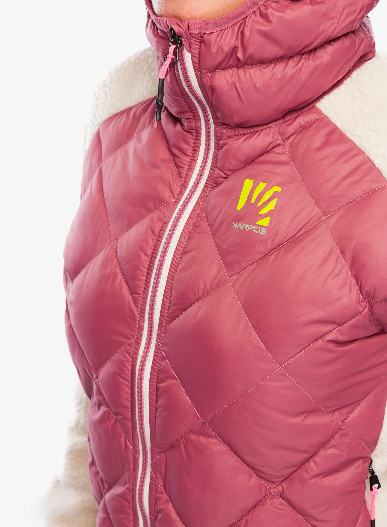 Hybridní bunda dámská Karpos Marmarole Retro Jacket - deco rose/oat