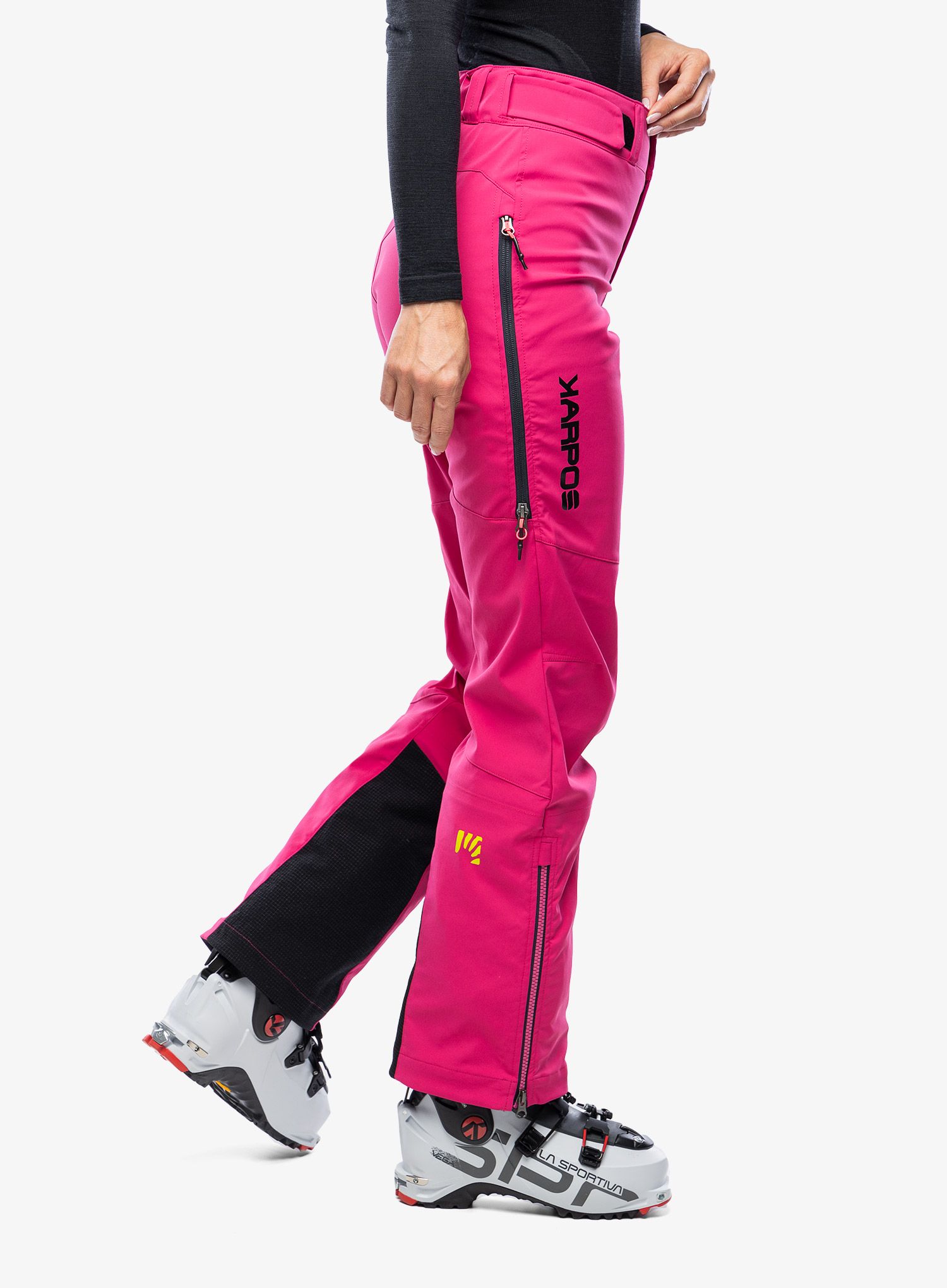 Skialpové kalhoty dámské Karpos Palu Pant - pink/vulcan