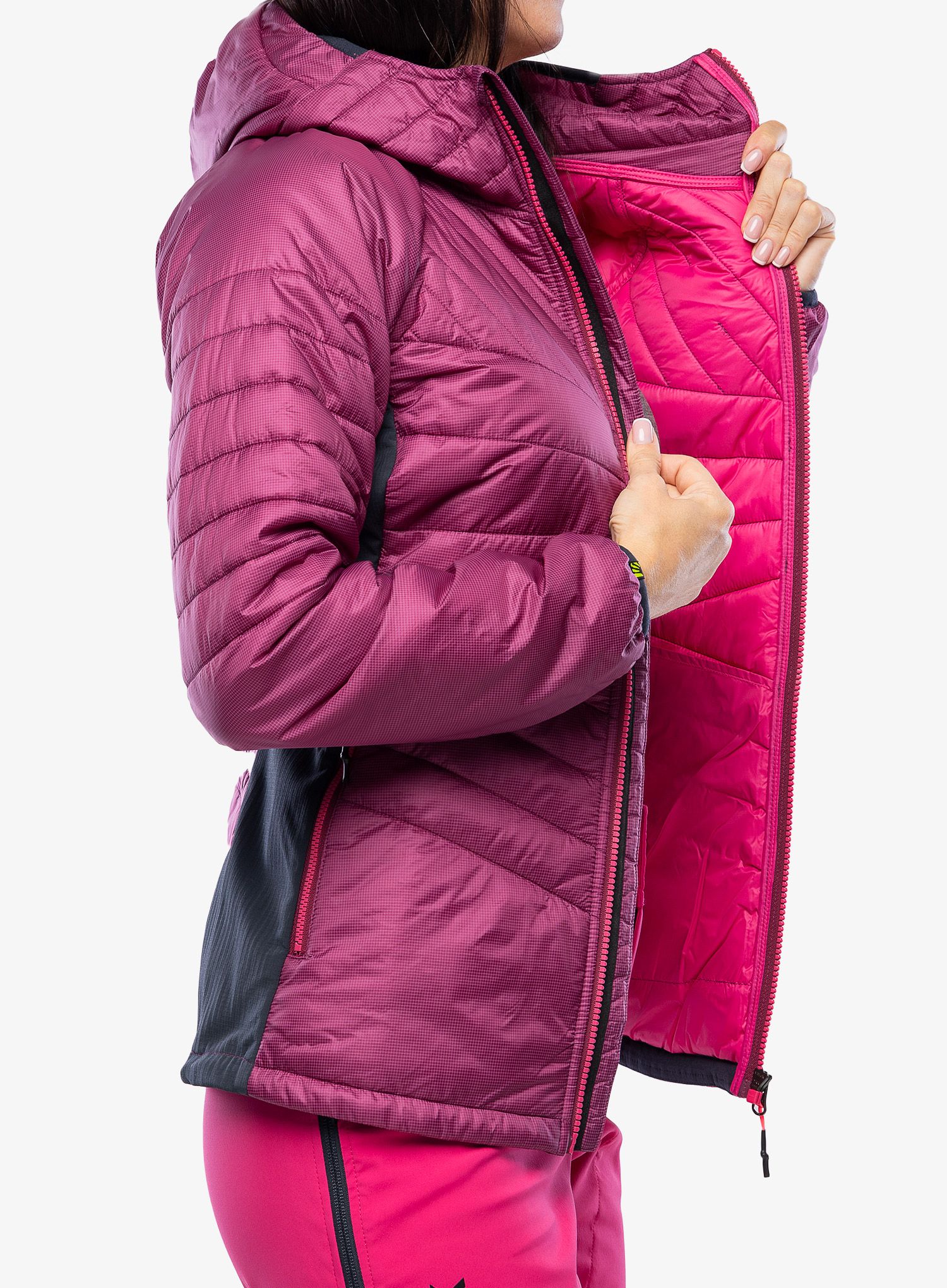 Zateplená bunda dámská Karpos Pian Longhi Jacket - boysenberry/vulcan