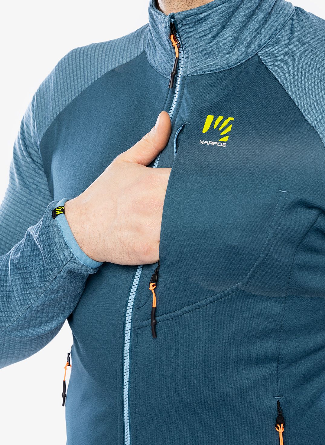 Mikina se zipem Karpos Pizzocco Evo Full-Zip Fleece - stargazer/niagara