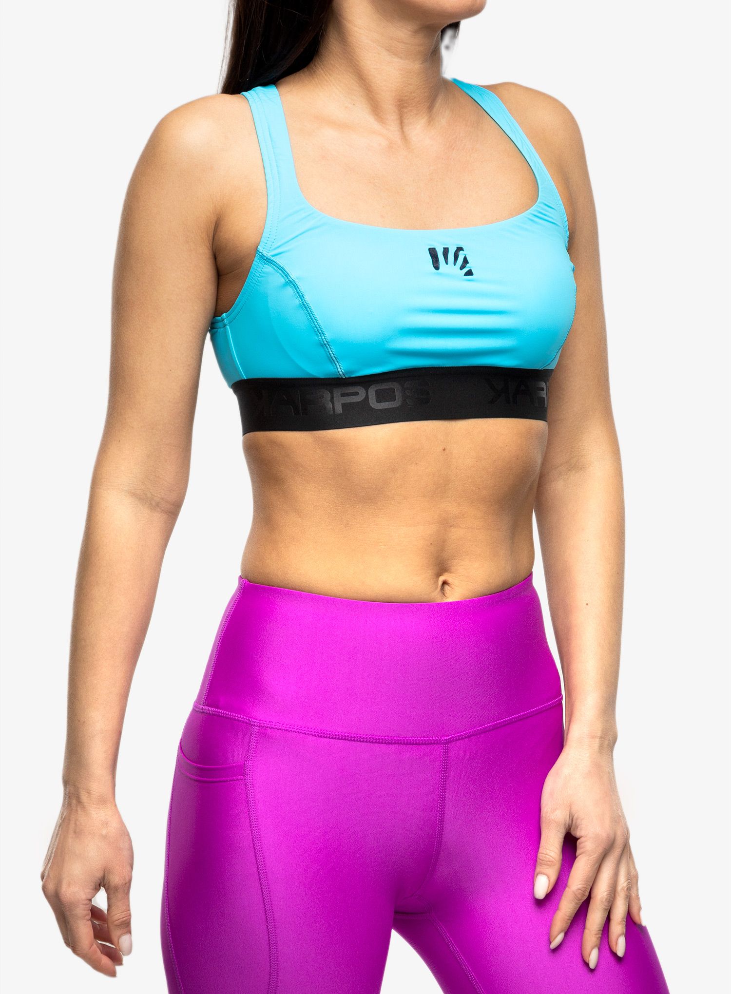 Sportovní podprsenka Karpos Quick Evo Bra - blue atoll/sky captain