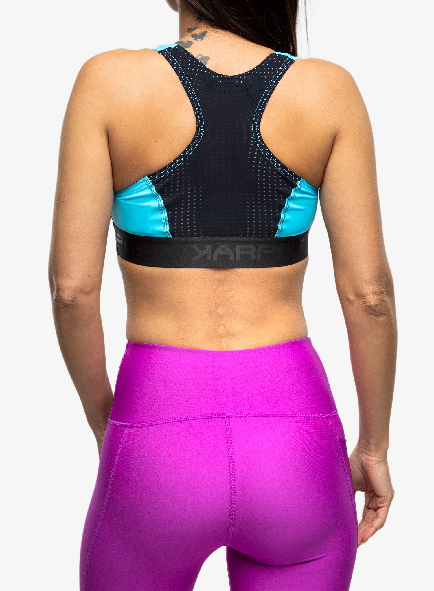 Sportovní podprsenka Karpos Quick Evo Bra - blue atoll/sky captain