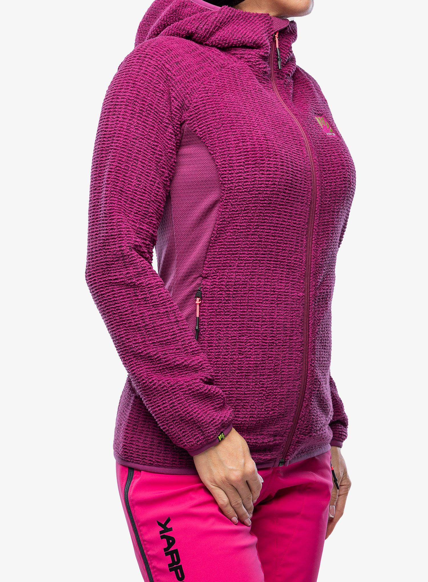 Dámská mikina Karpos Rocchetta Hoodie Fleece - boysenberry