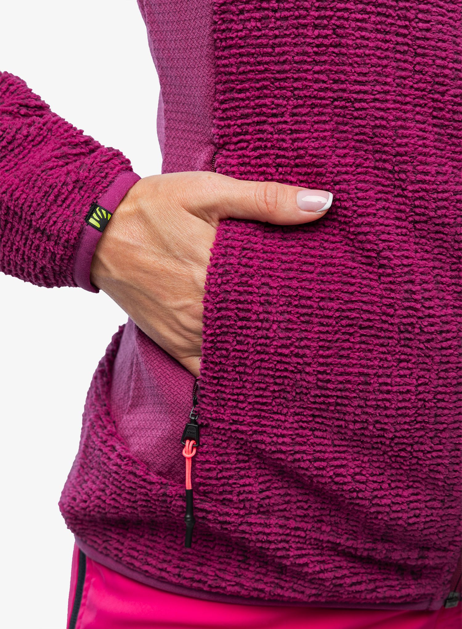 Dámská mikina Karpos Rocchetta Hoodie Fleece - boysenberry