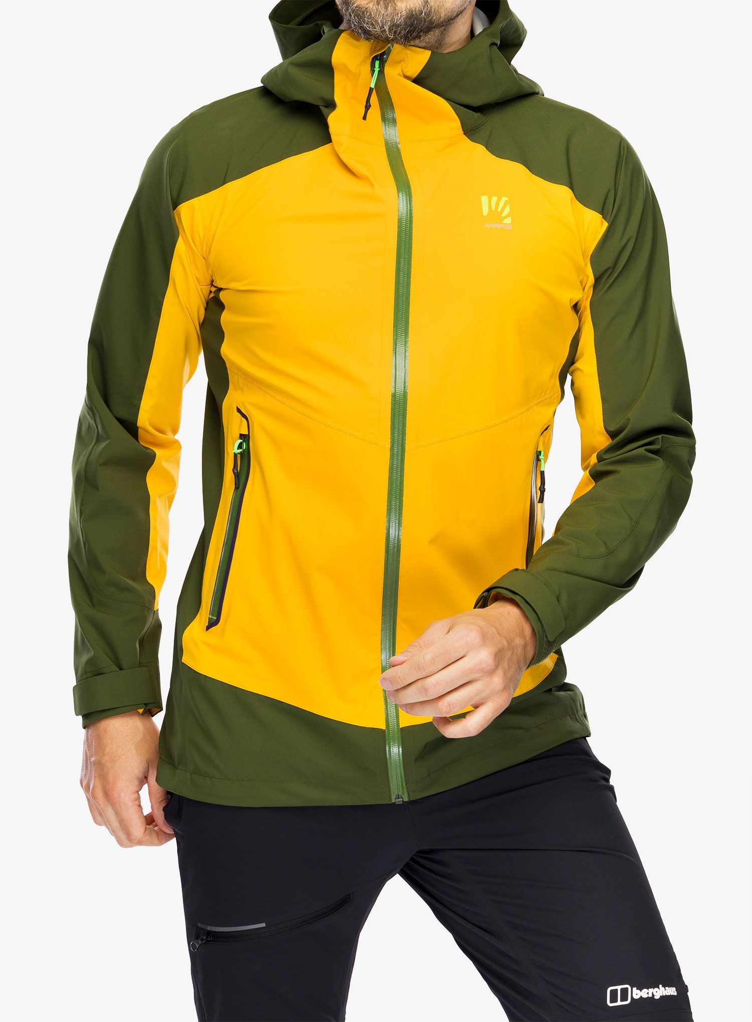 Bunda do deště Karpos Temporale Jacket - radiant/rifle green
