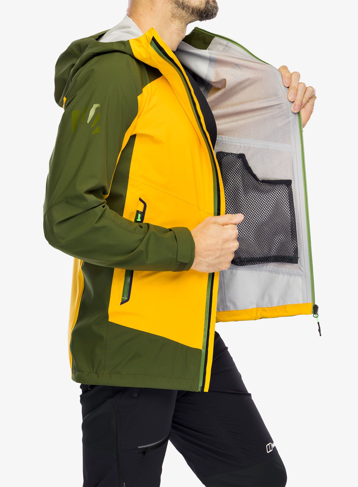 Bunda do deště Karpos Temporale Jacket - radiant/rifle green
