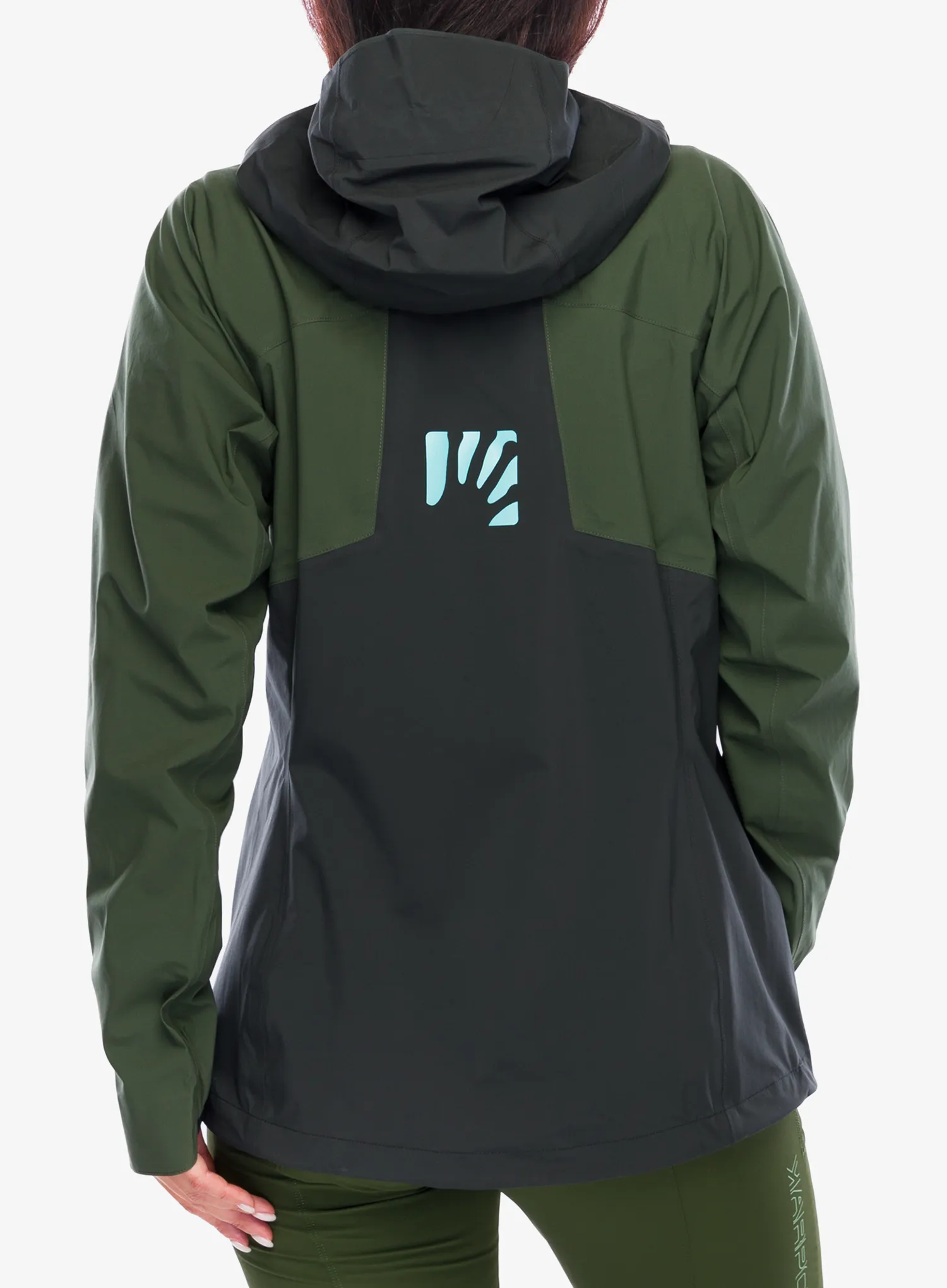 Dámská bunda Karpos Valsesia Shell Jacket - black sand/thyme