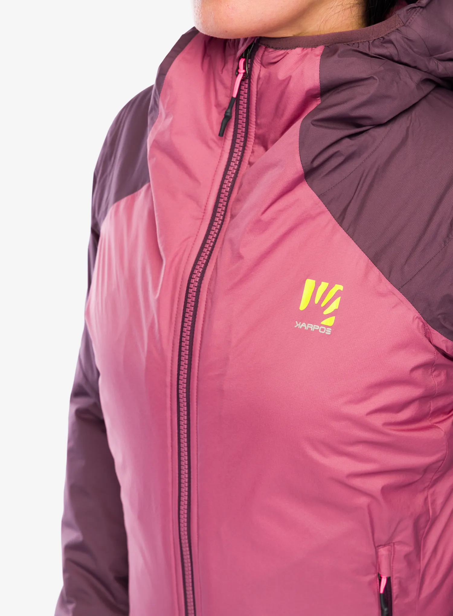 Zateplená bunda dámská Karpos Vinson Evo Jacket - deco rose/huckleberry