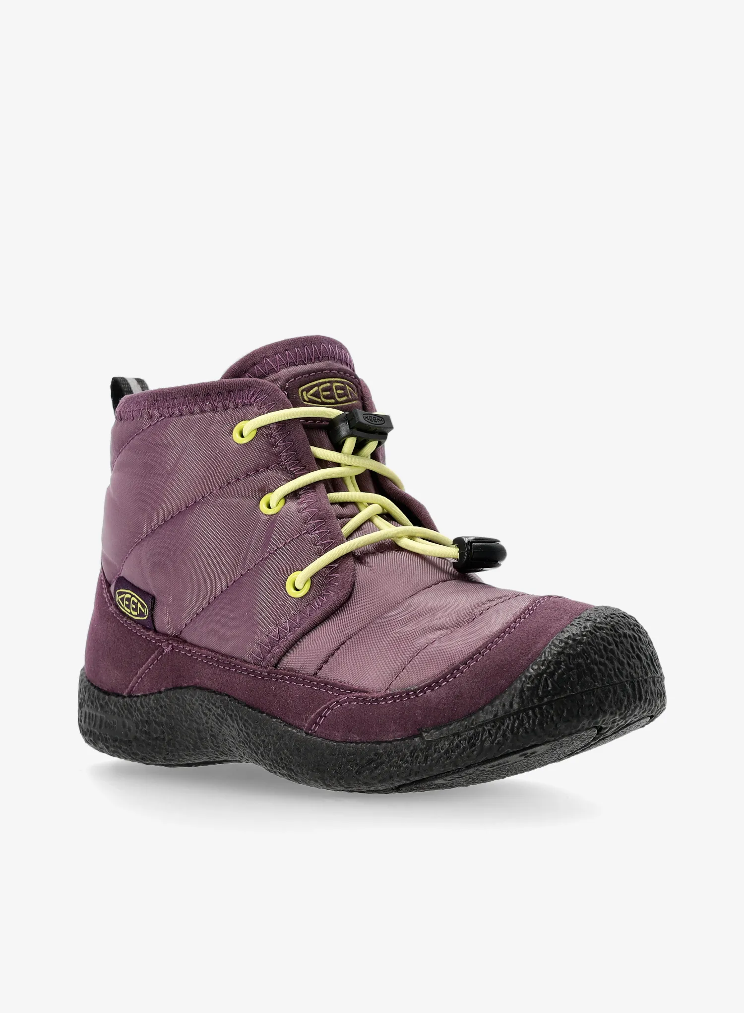 Dětské boty Keen Howser II Chukka WP Kids - plum perfect/daiquiri green