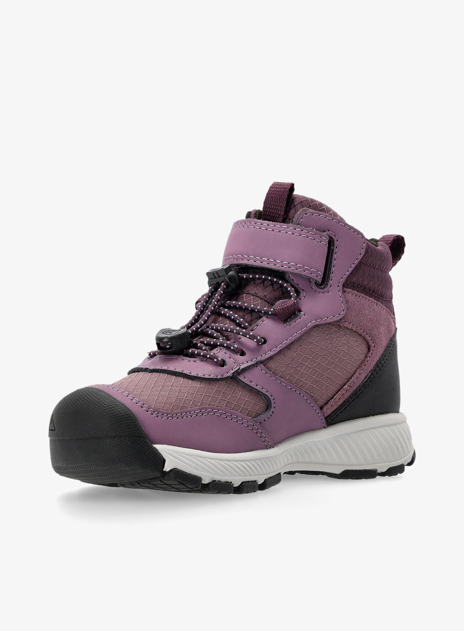 Dětské boty Keen Skua Mid WP Kids - black plum/plum perfect