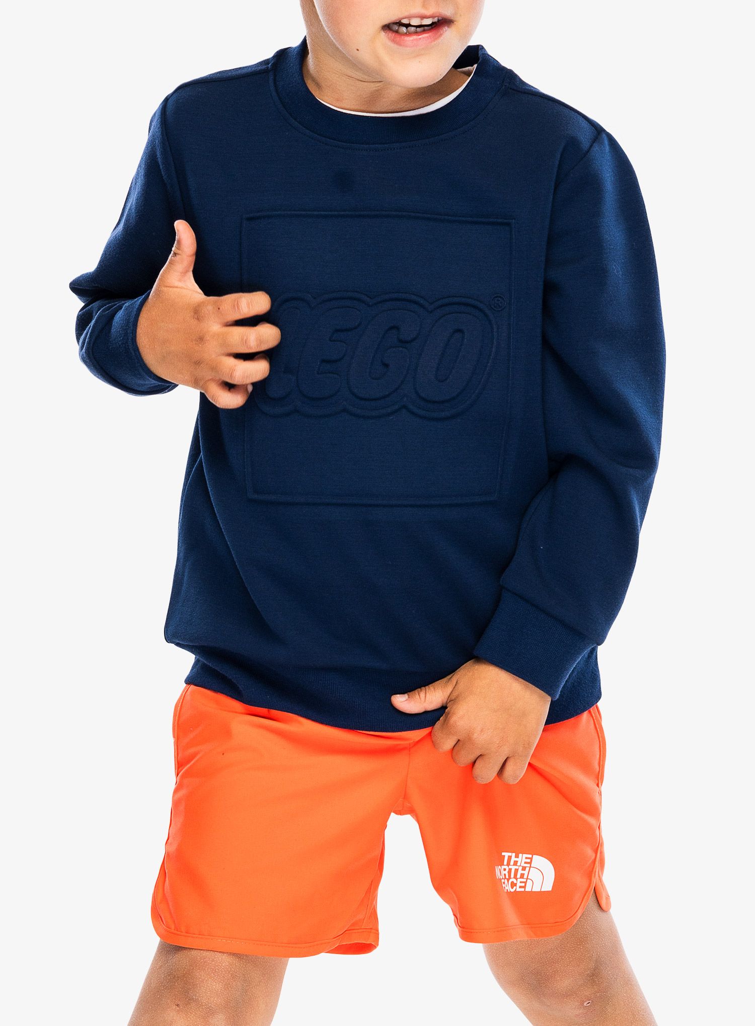 Dětská mikina LEGO LW Sky 100 - dark navy