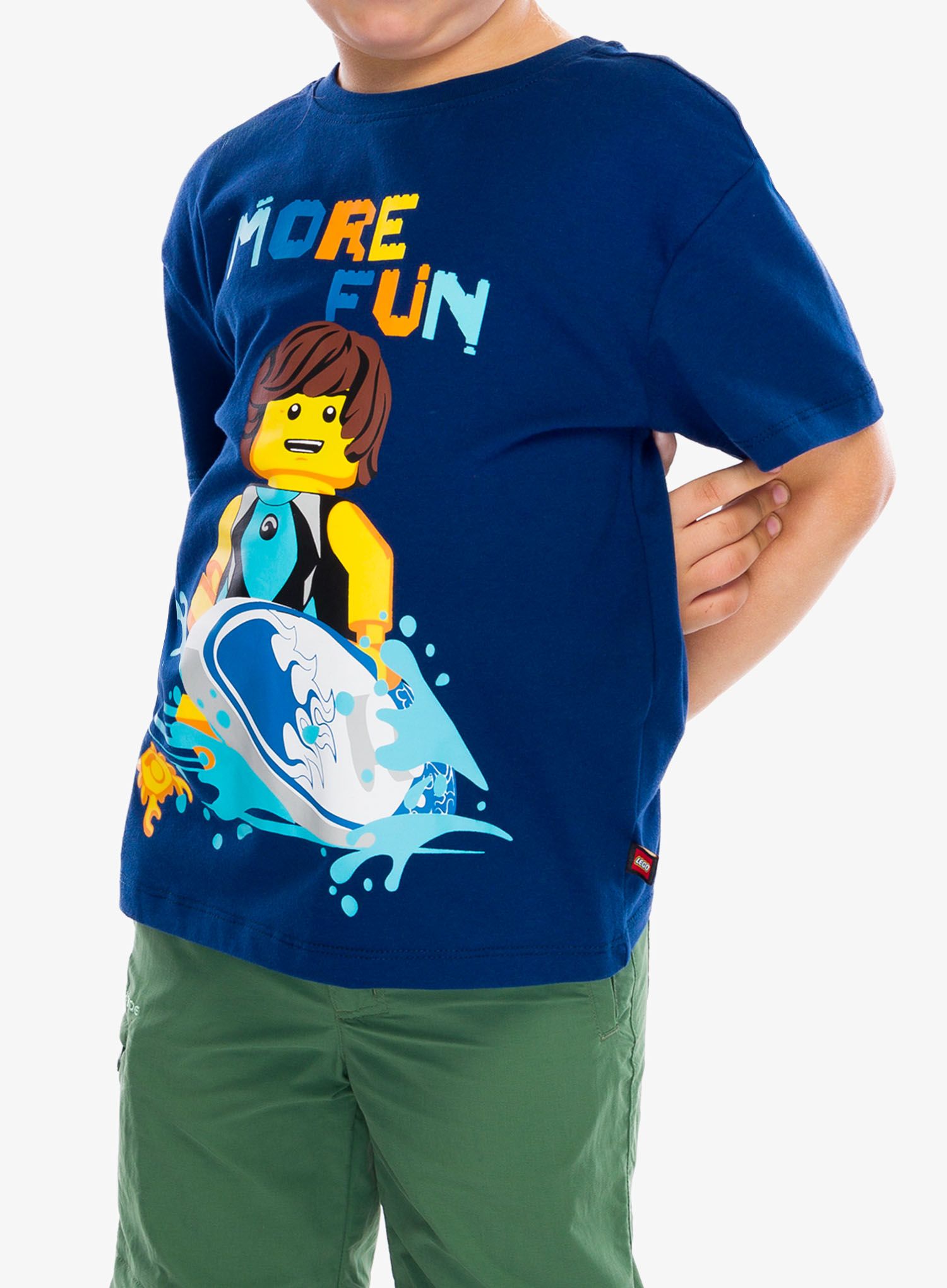 Dětské tričko LEGO LW Tano 317 - dark blue