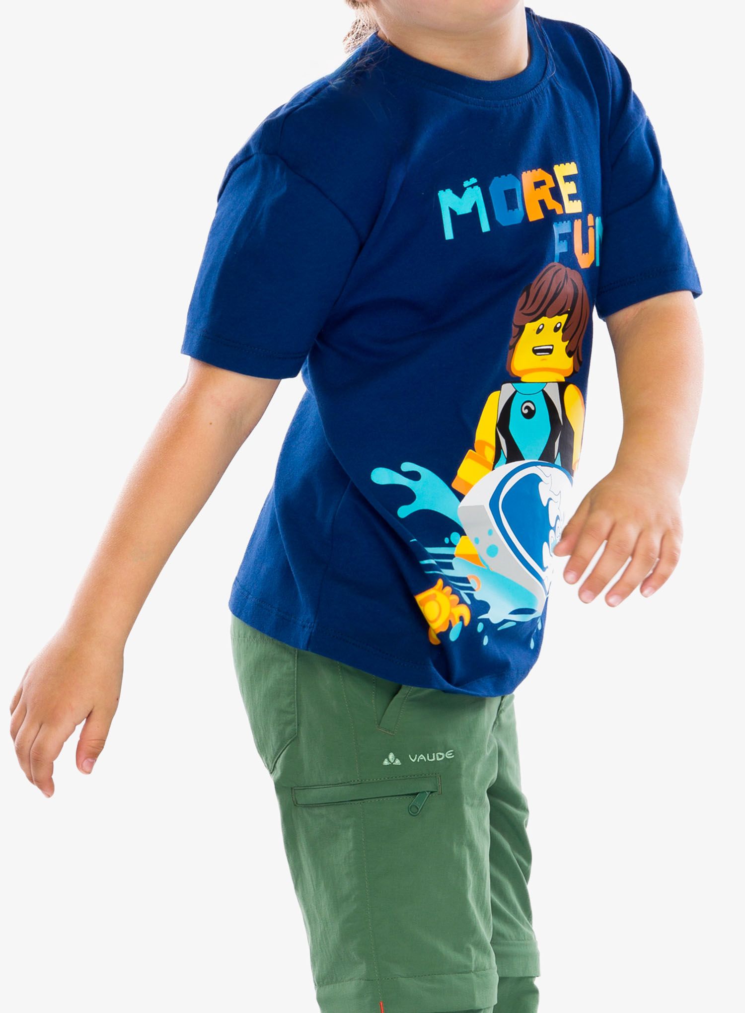 Dětské tričko LEGO LW Tano 317 - dark blue