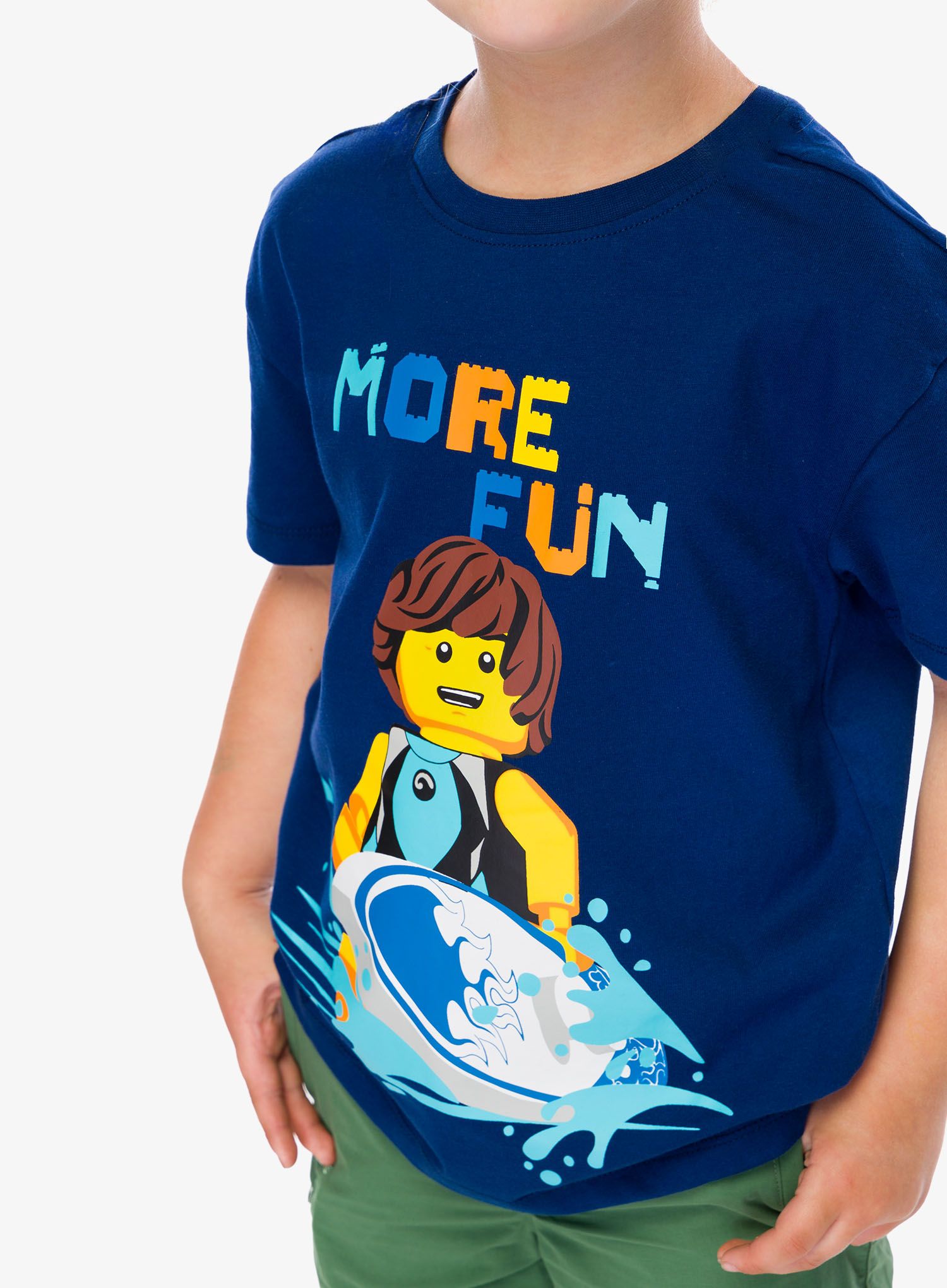 Dětské tričko LEGO LW Tano 317 - dark blue