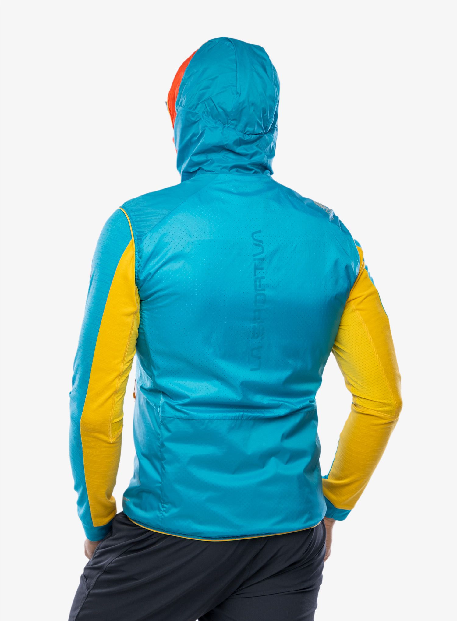 Vesta La Sportiva Across Lite Vest - cherry tomato/tropic blue