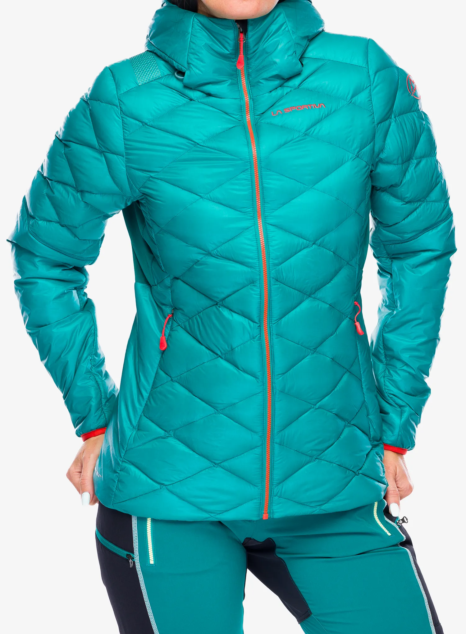 Dámská péřová bunda La Sportiva Aiguille Down Jkt - everglade