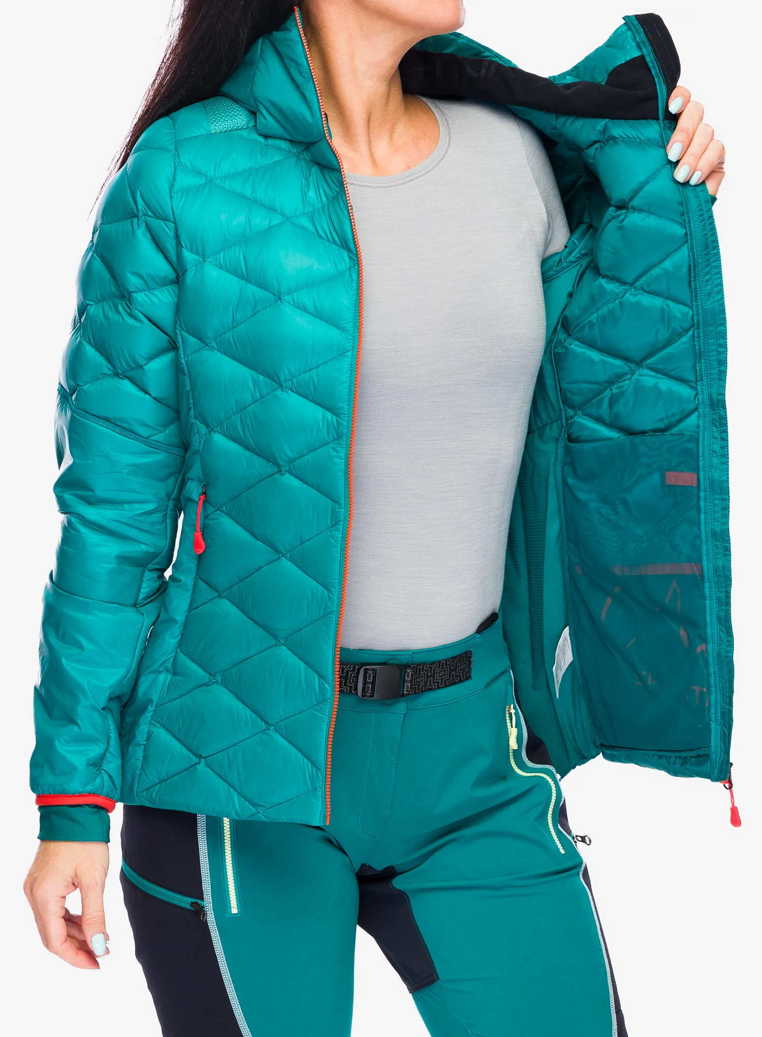 Dámská péřová bunda La Sportiva Aiguille Down Jkt - everglade