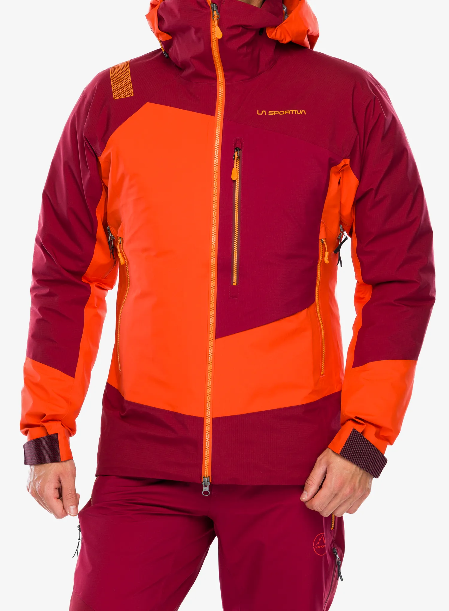 GORE TEX bunda La Sportiva Alpine Guide GTX Jkt - cherry tomato/sangria
