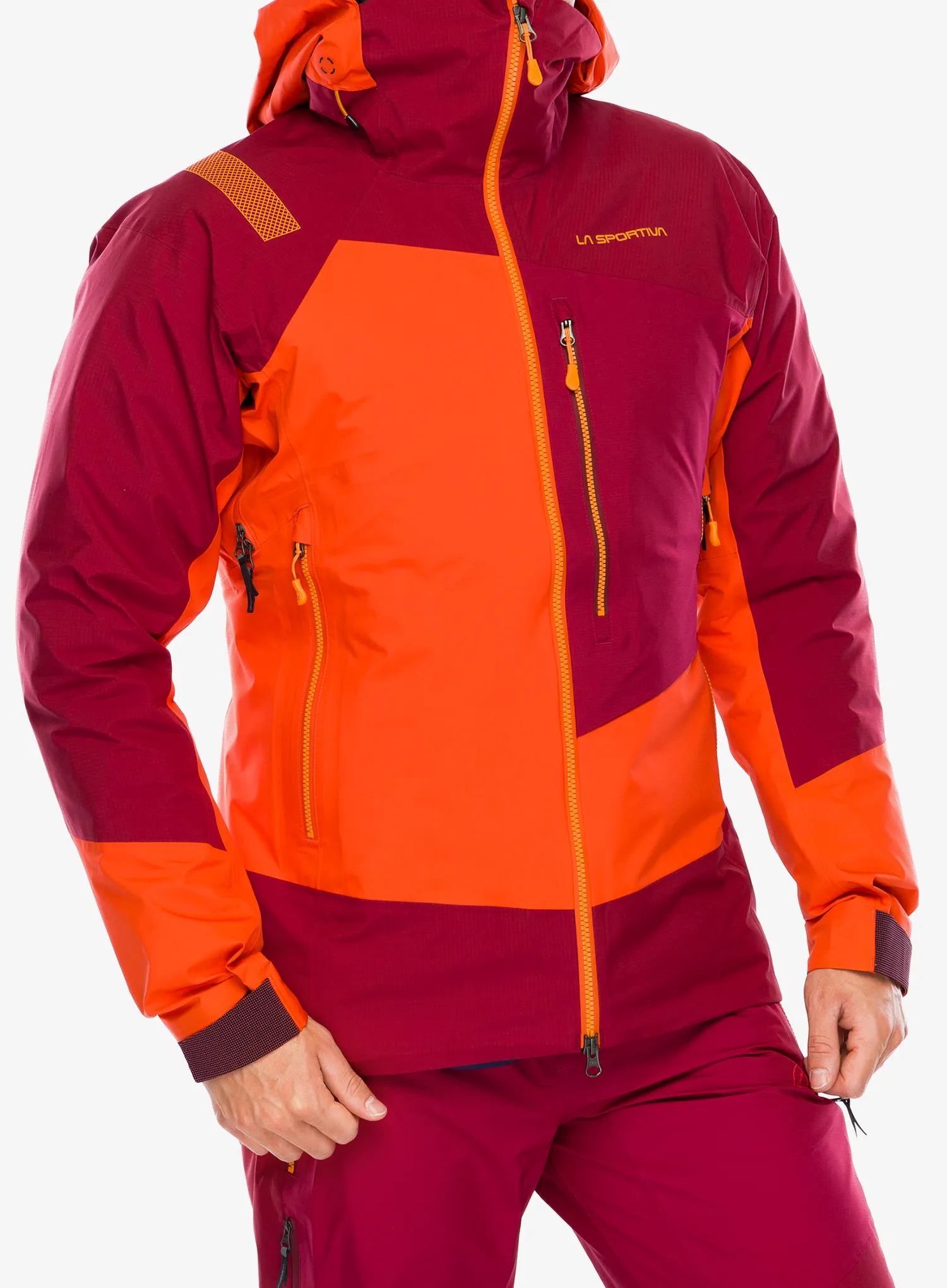 GORE TEX bunda La Sportiva Alpine Guide GTX Jkt - cherry tomato/sangria