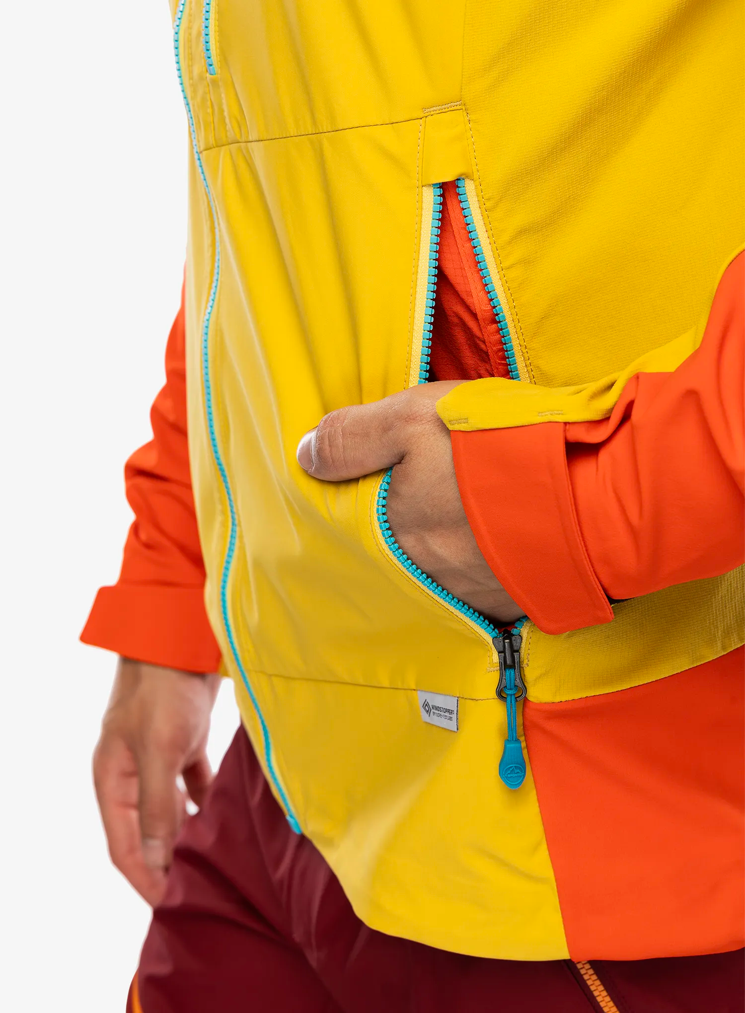 Softshellová bunda La Sportiva Alpine Guide Windstopper Jacket - bamboo/cherry tomato