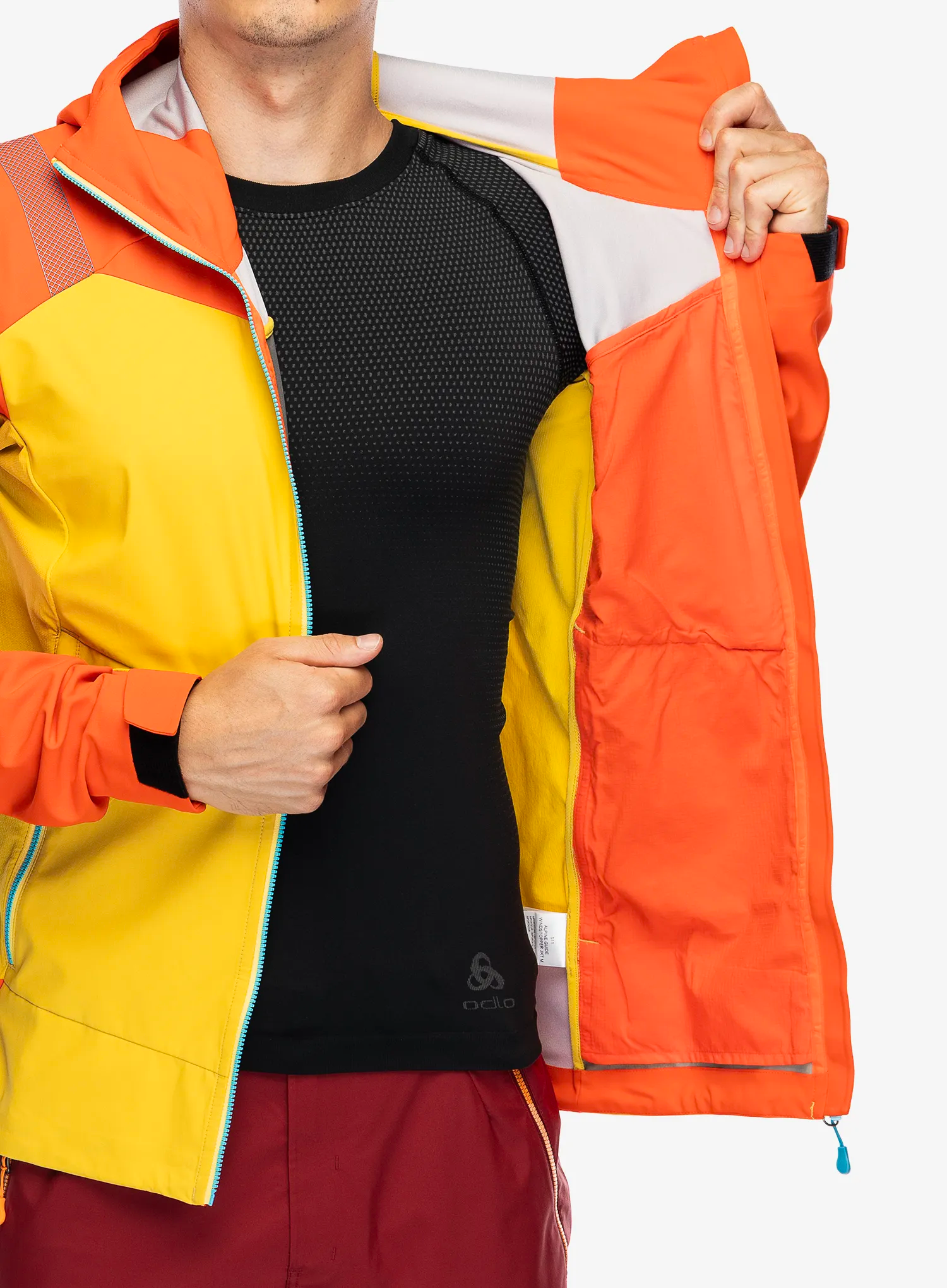 Softshellová bunda La Sportiva Alpine Guide Windstopper Jacket - bamboo/cherry tomato