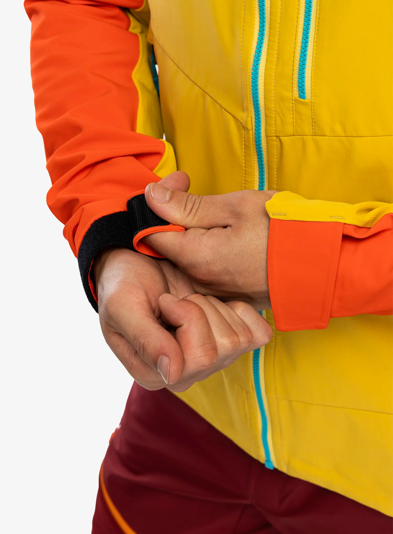 Softshellová bunda La Sportiva Alpine Guide Windstopper Jacket - bamboo/cherry tomato