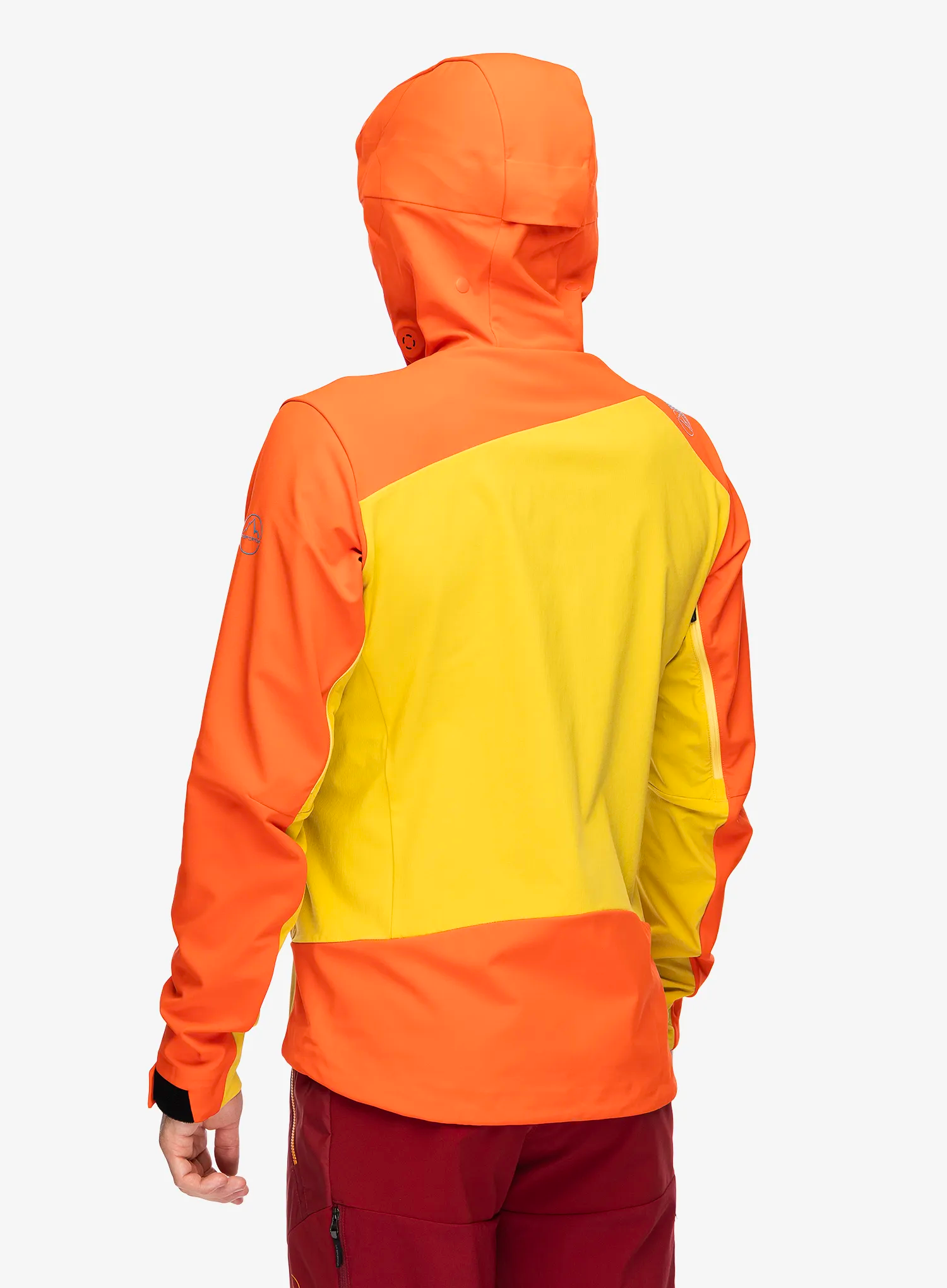Softshellová bunda La Sportiva Alpine Guide Windstopper Jacket - bamboo/cherry tomato