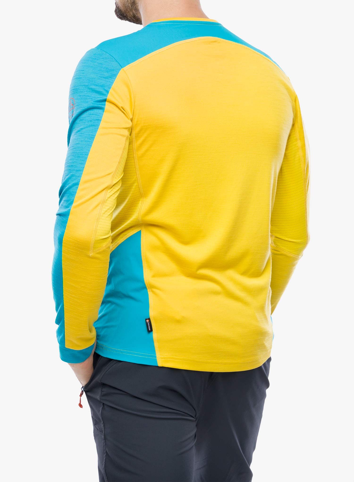 Funkční mikina La Sportiva Beyond Long Sleeve - bamboo/tropic blue