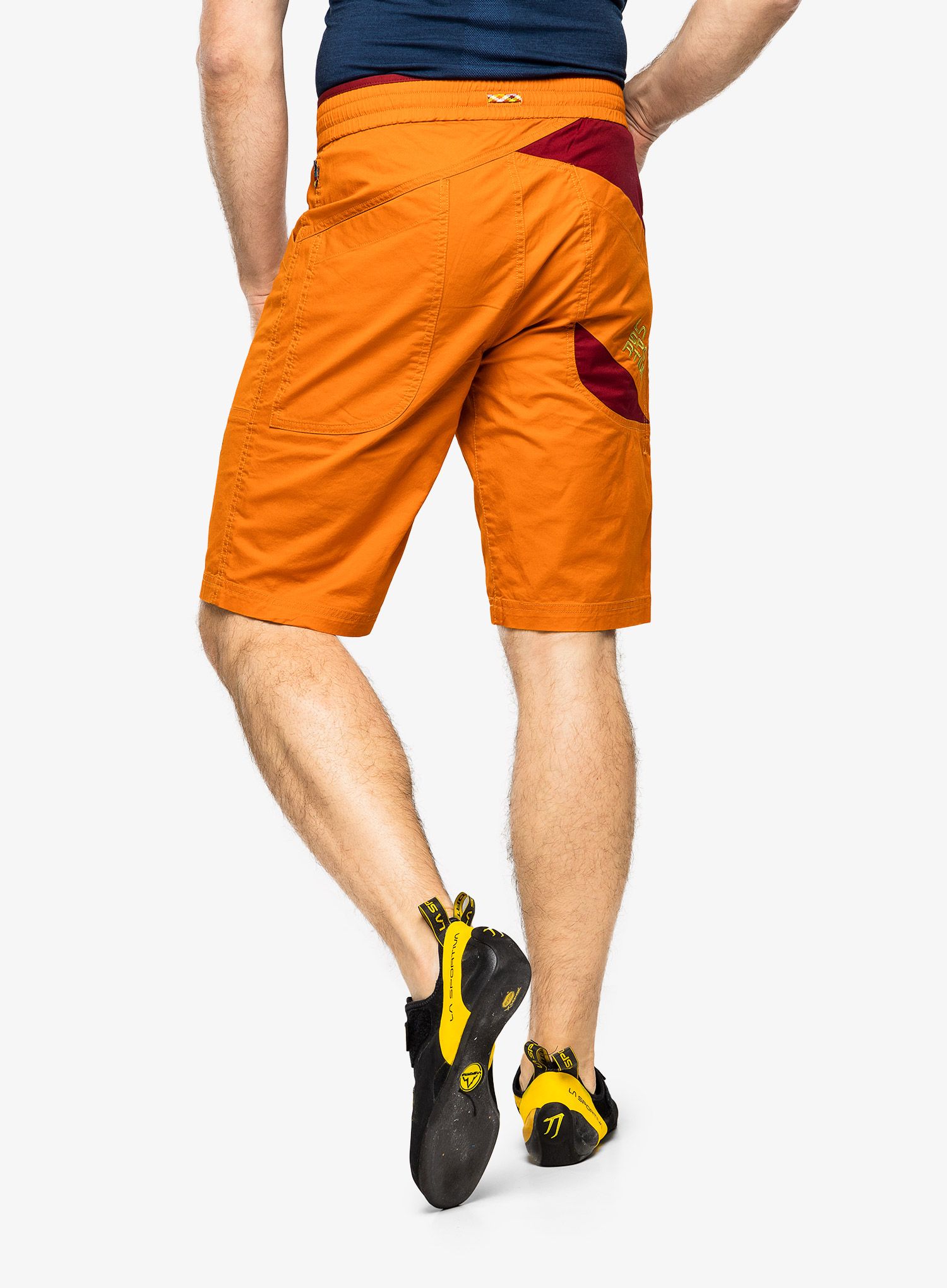 Lezecké kraťasy La Sportiva Bleauser Short - hawaiian sun/sangria