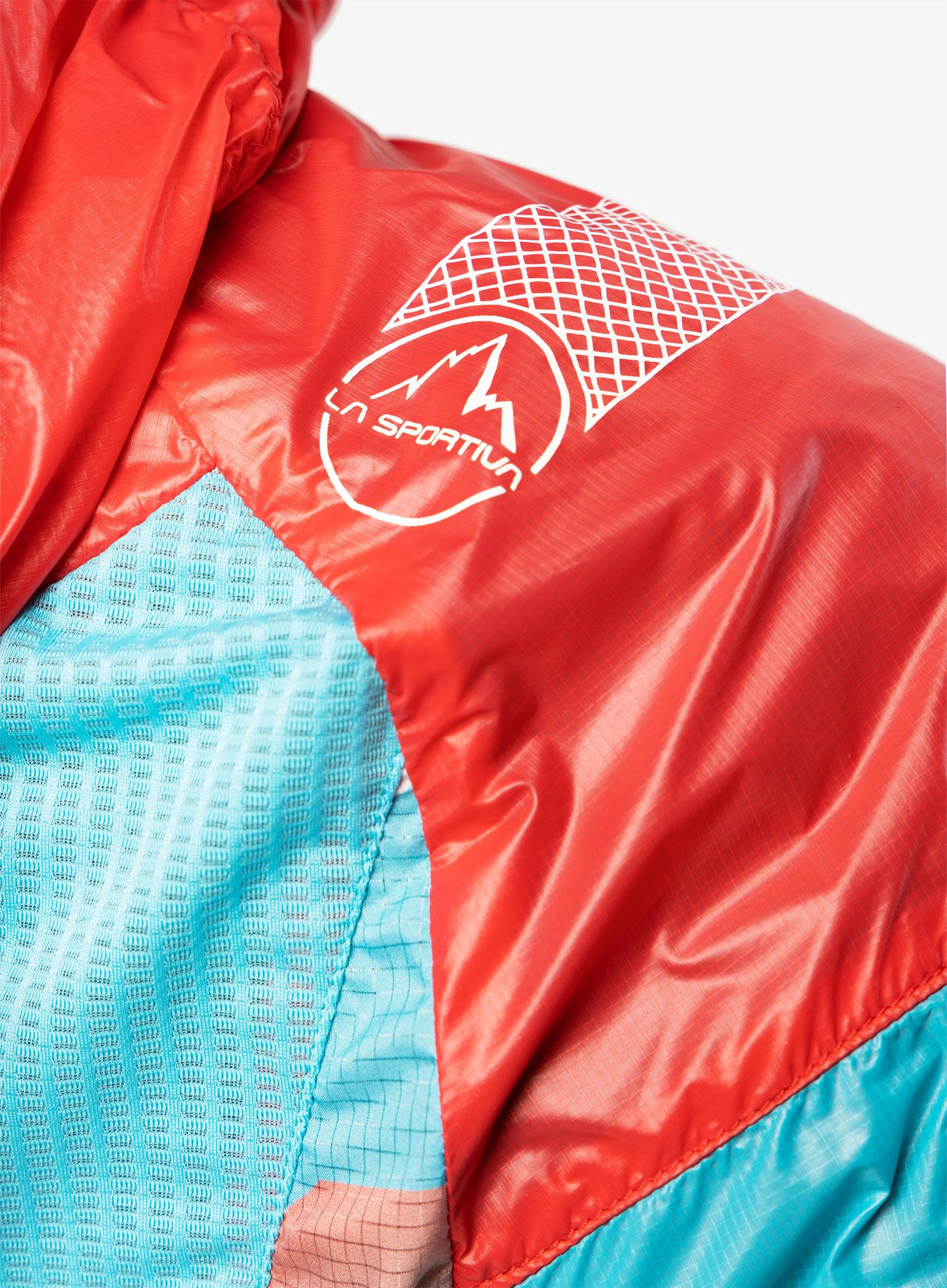 Bunda na běhání dámská La Sportiva Briza Windbreaker Jkt - hibiscus/malibu blue