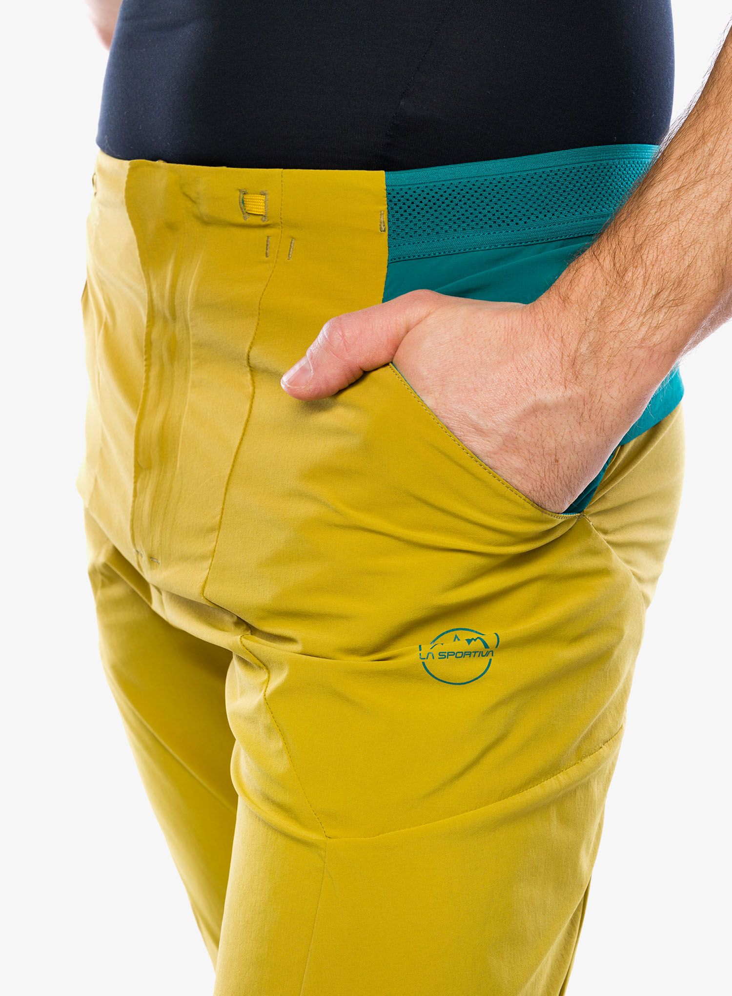 Trekové kalhoty La Sportiva Brush Pant - savana/everglade